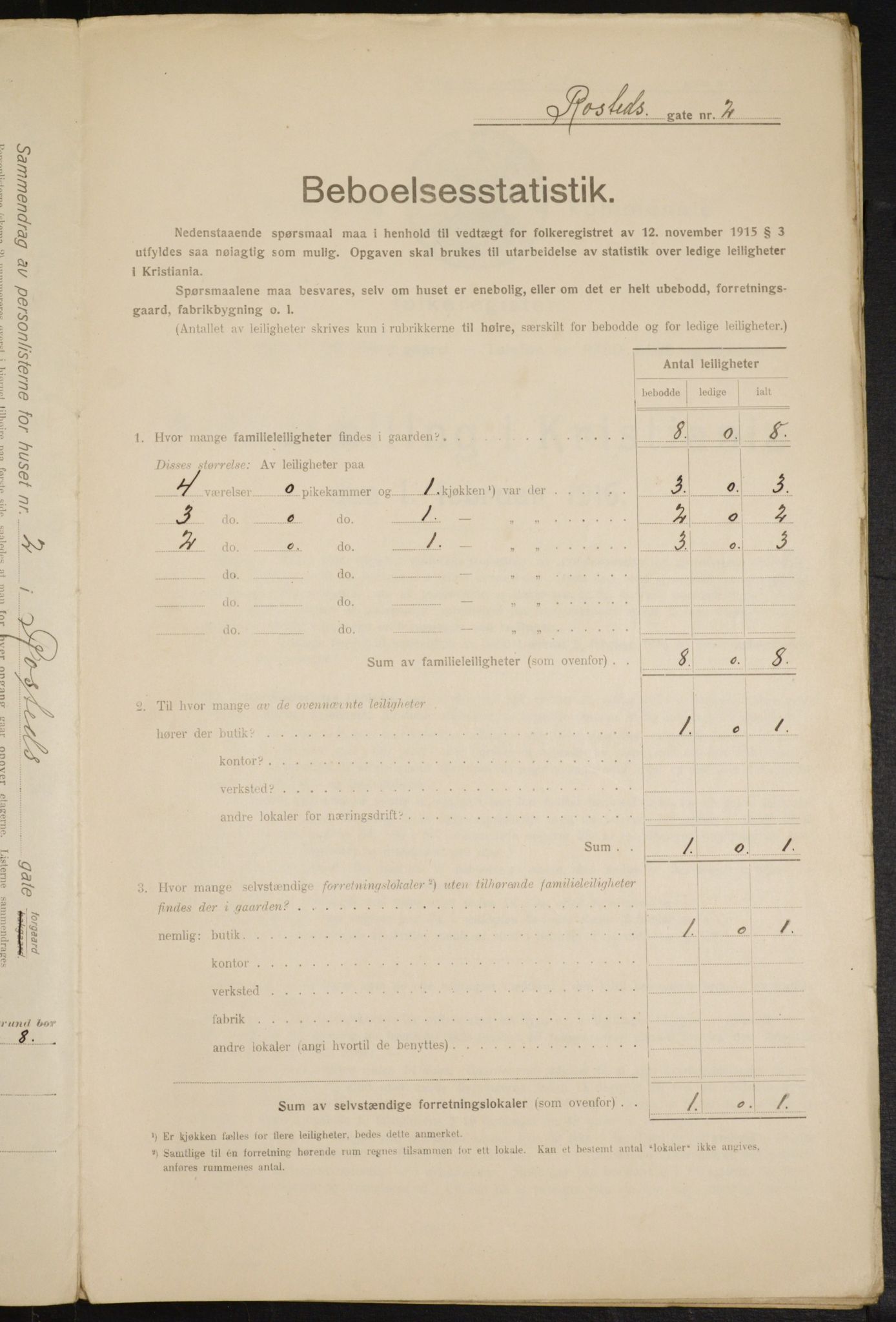 OBA, Municipal Census 1916 for Kristiania, 1916, p. 86357