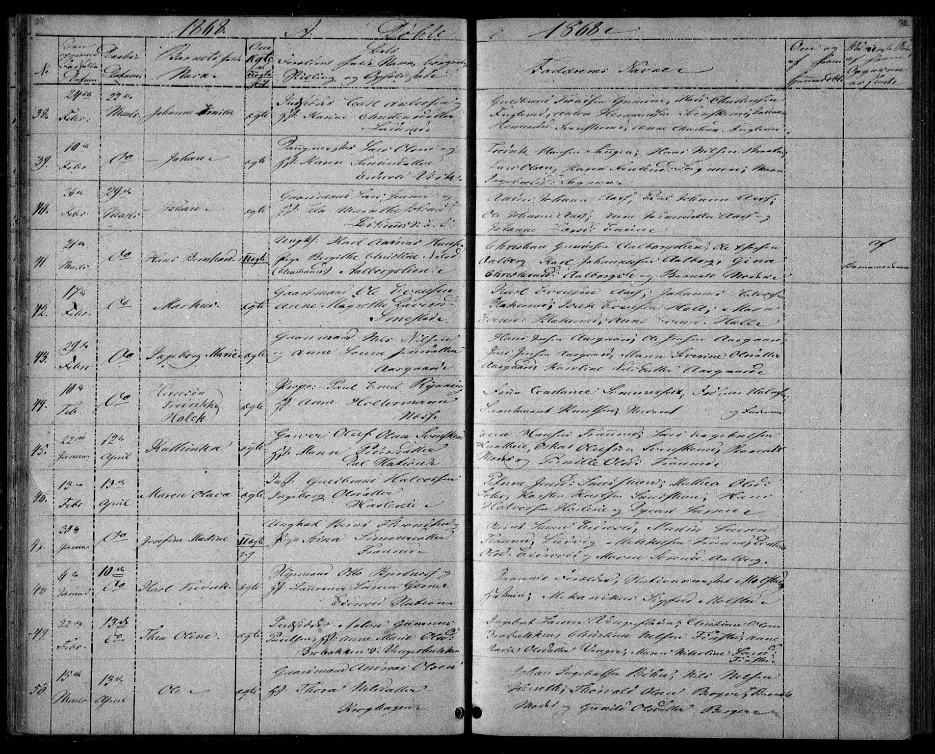 Eidsvoll prestekontor Kirkebøker, AV/SAO-A-10888/G/Ga/L0002: Parish register (copy) no. I 2, 1866-1871, p. 32