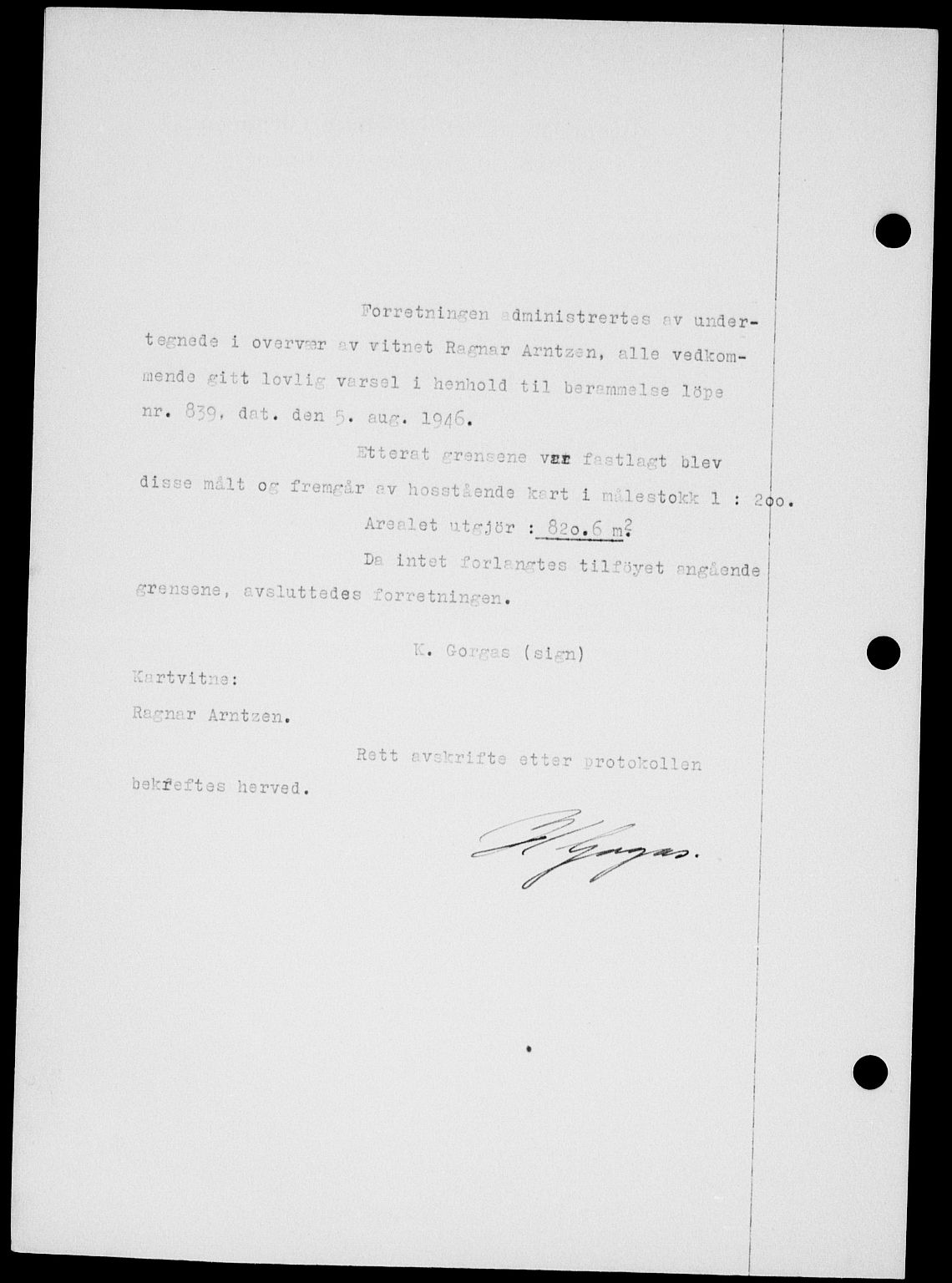 Onsøy sorenskriveri, SAO/A-10474/G/Ga/Gab/L0018: Mortgage book no. II A-18, 1946-1947, Diary no: : 3053/1946