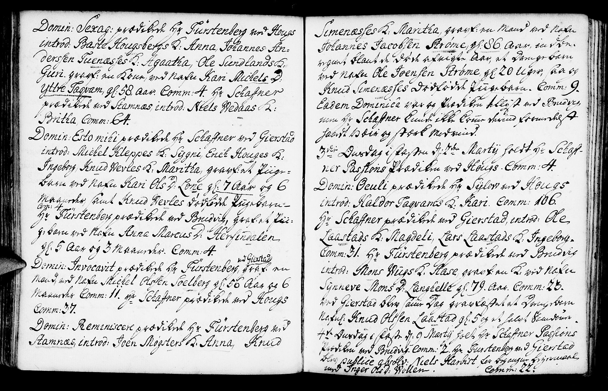Haus sokneprestembete, SAB/A-75601/H/Haa: Parish register (official) no. A 7, 1748-1766, p. 147
