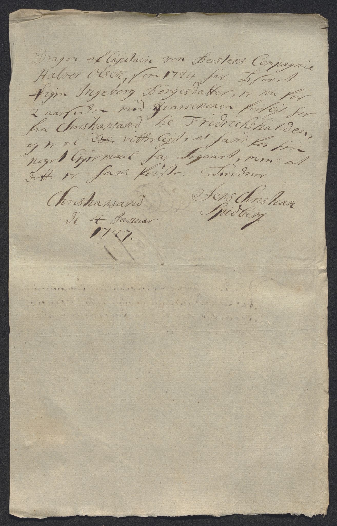 Rentekammeret inntil 1814, Reviderte regnskaper, Byregnskaper, AV/RA-EA-4066/R/Rm/L0286: [M19] Sikt og sakefall, 1719-1727, p. 590