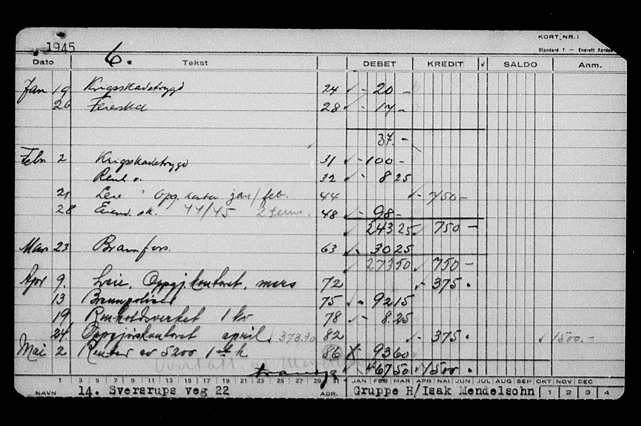 Justisdepartementet, Tilbakeføringskontoret for inndratte formuer, AV/RA-S-1564/H/Hc/Hca/L0905: --, 1945-1947, p. 20