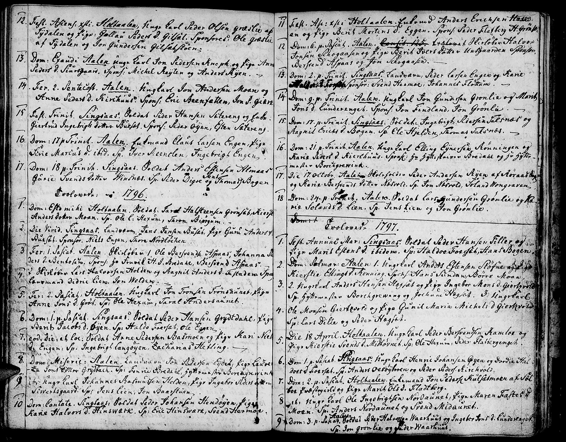 Ministerialprotokoller, klokkerbøker og fødselsregistre - Sør-Trøndelag, SAT/A-1456/685/L0952: Parish register (official) no. 685A01, 1745-1804, p. 123
