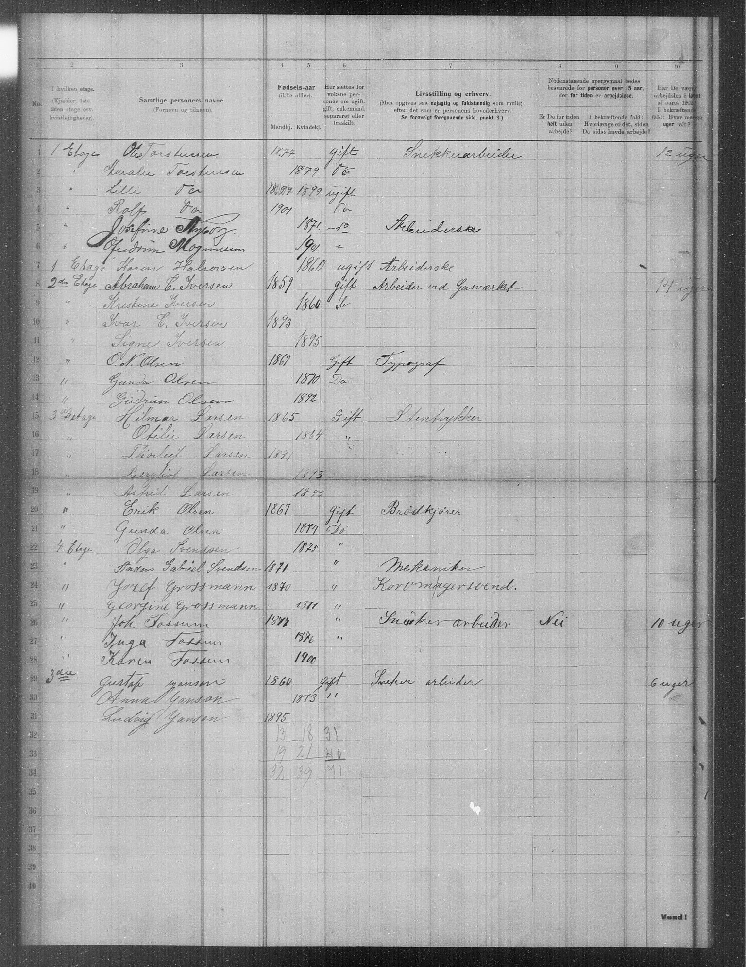 OBA, Municipal Census 1902 for Kristiania, 1902, p. 11219