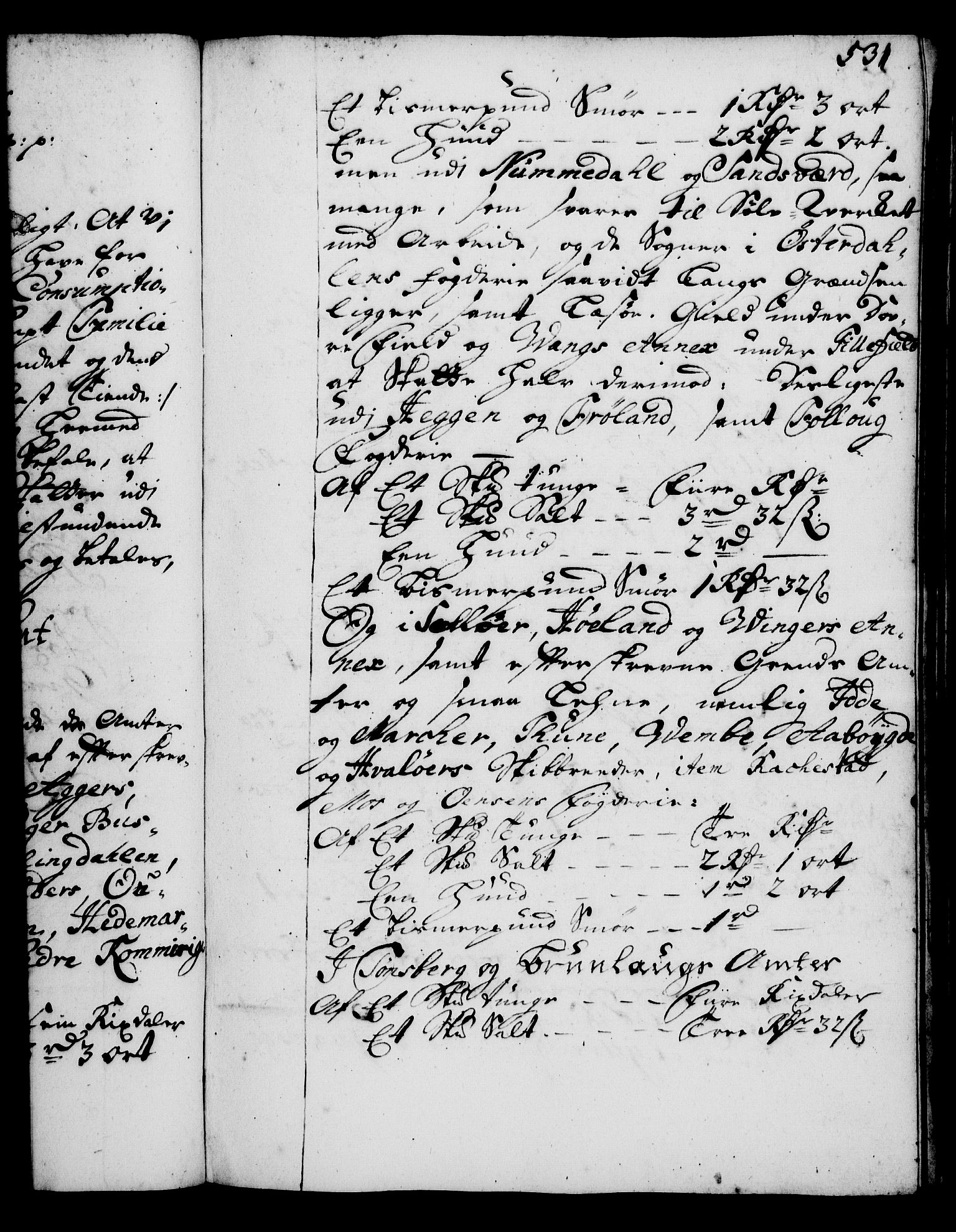 Rentekammeret, Kammerkanselliet, RA/EA-3111/G/Gg/Gga/L0002: Norsk ekspedisjonsprotokoll med register (merket RK 53.2), 1723-1727, p. 531