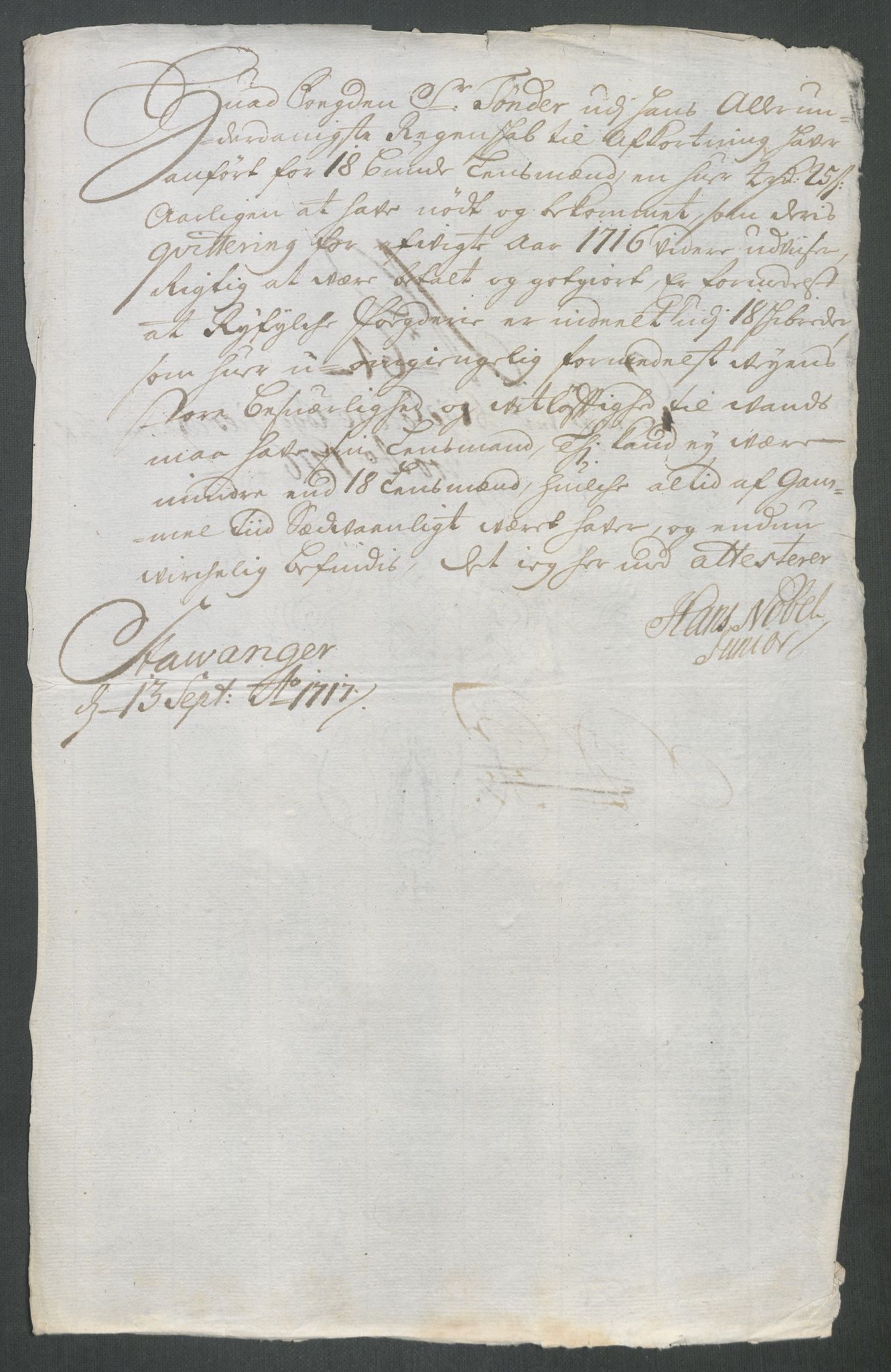 Rentekammeret inntil 1814, Reviderte regnskaper, Fogderegnskap, RA/EA-4092/R47/L2869: Fogderegnskap Ryfylke, 1716, p. 302