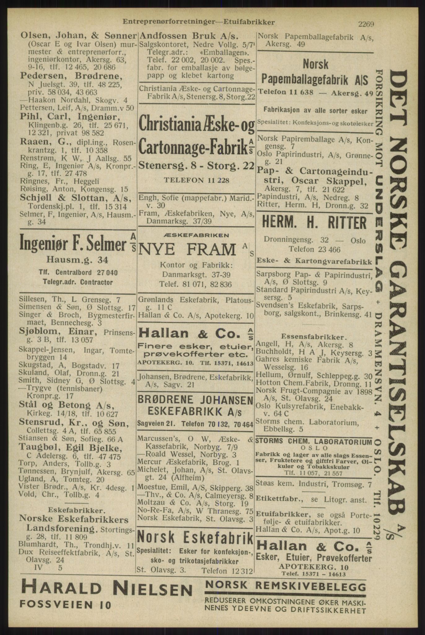 Kristiania/Oslo adressebok, PUBL/-, 1934, p. 2269