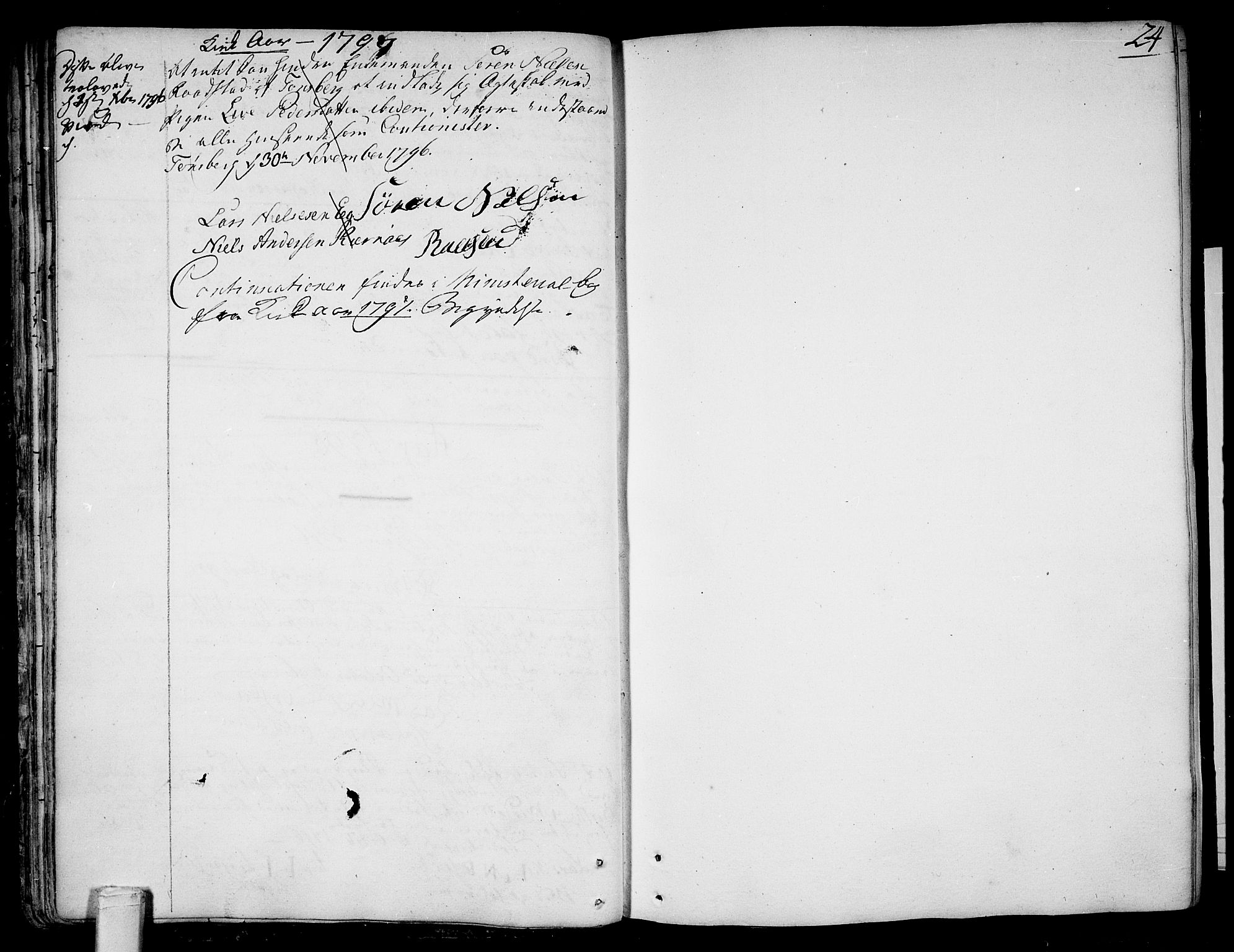 Tønsberg kirkebøker, AV/SAKO-A-330/F/Fa/L0002: Parish register (official) no. I 2, 1760-1796, p. 24