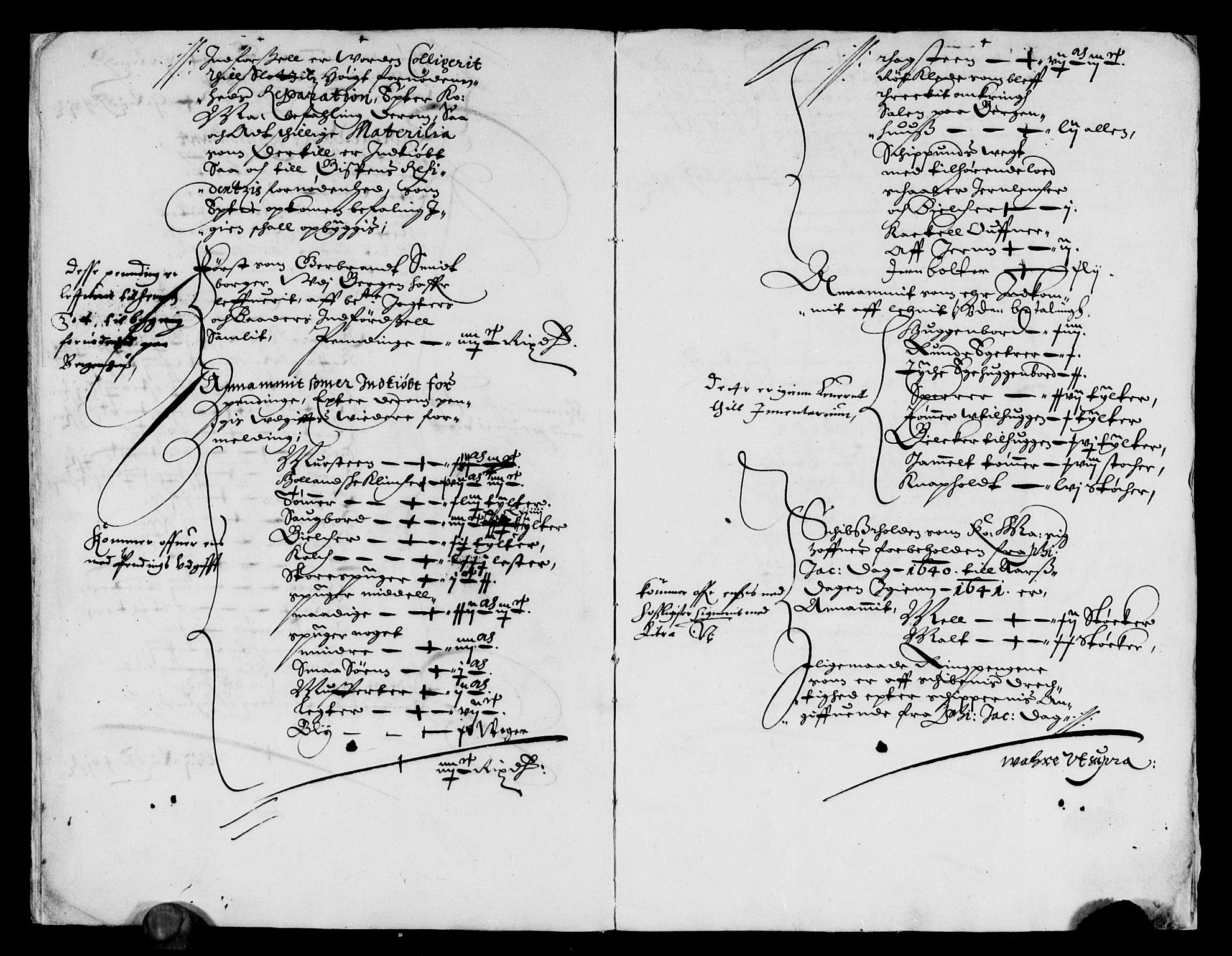 Rentekammeret inntil 1814, Reviderte regnskaper, Lensregnskaper, AV/RA-EA-5023/R/Rb/Rbt/L0086: Bergenhus len, 1633-1641