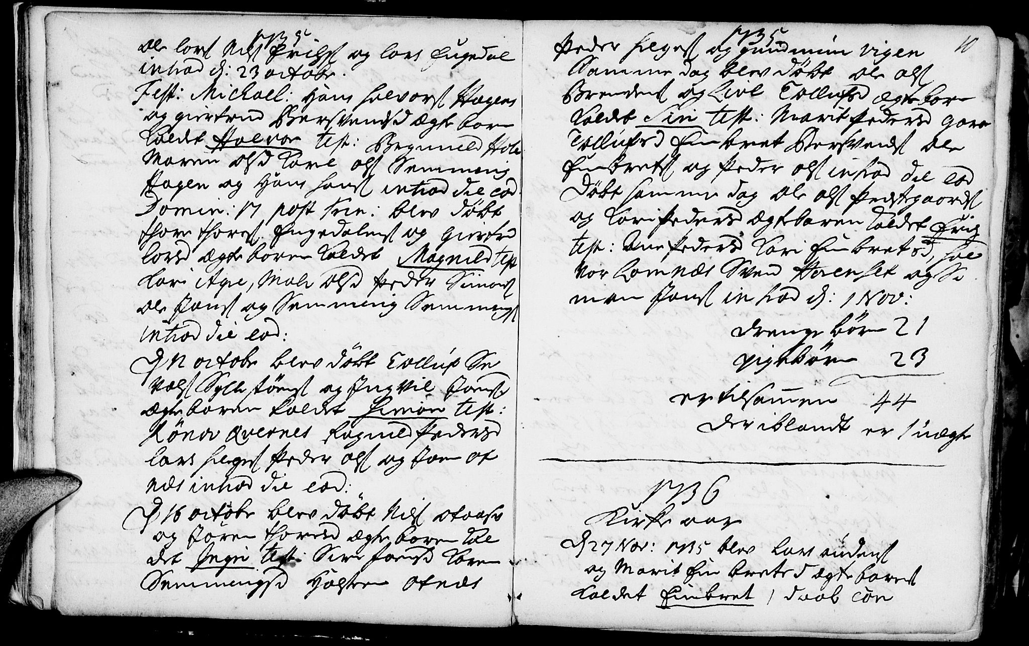 Rendalen prestekontor, SAH/PREST-054/H/Ha/Haa/L0001: Parish register (official) no. 1, 1733-1787, p. 10