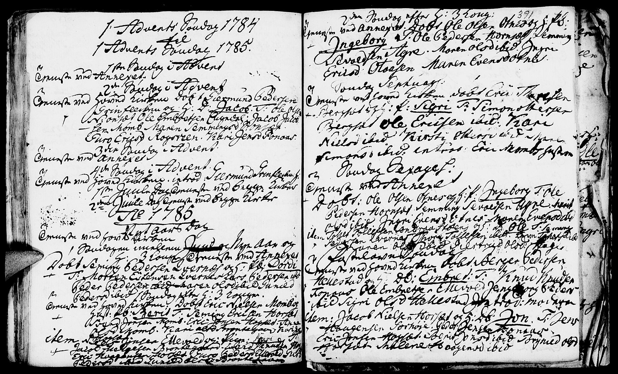 Rendalen prestekontor, SAH/PREST-054/H/Ha/Haa/L0001: Parish register (official) no. 1, 1733-1787, p. 391