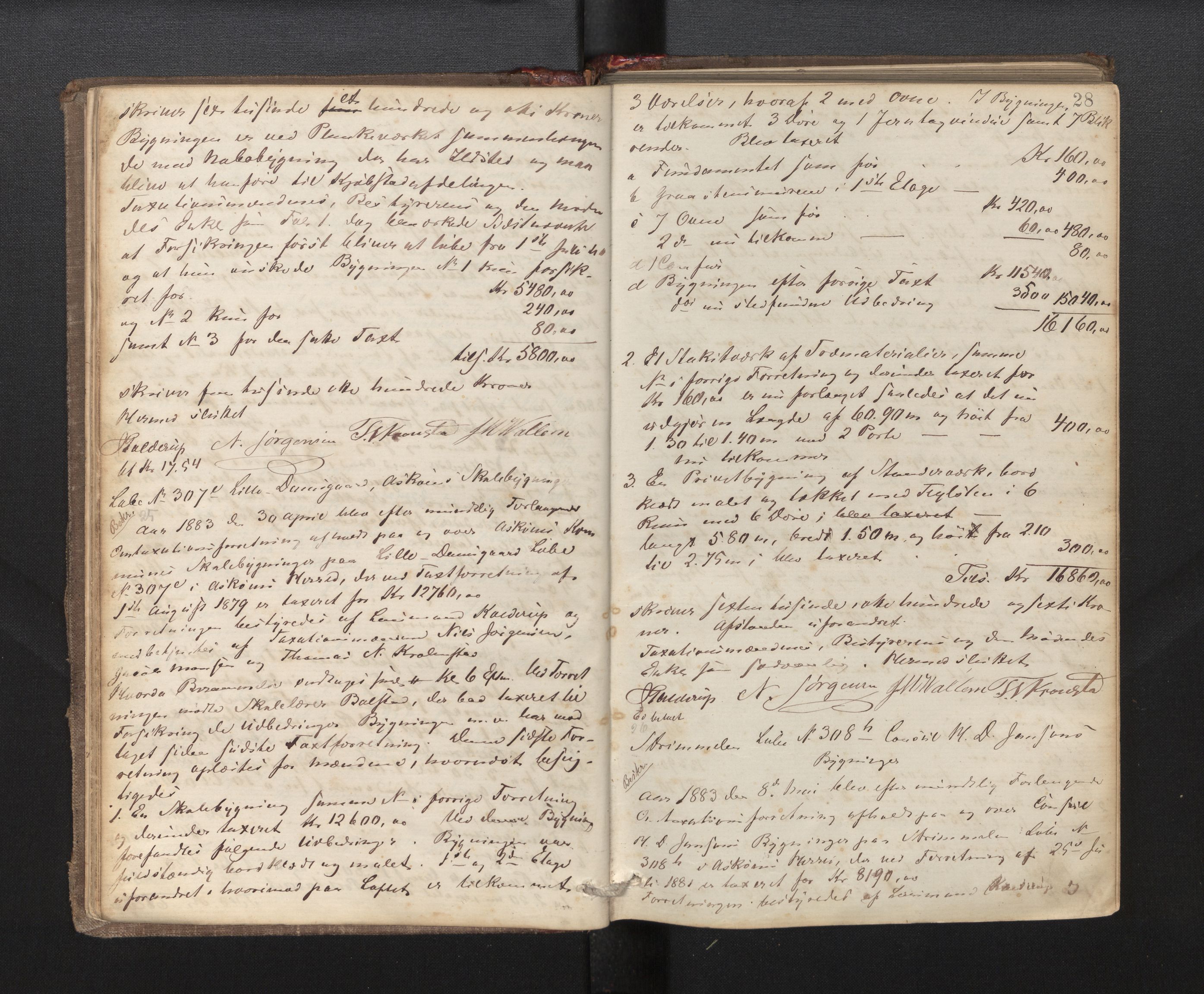 Lensmannen i Årstad, AV/SAB-A-36201/0012/L0007: Branntakstprotokoll, 1882-1889, p. 28