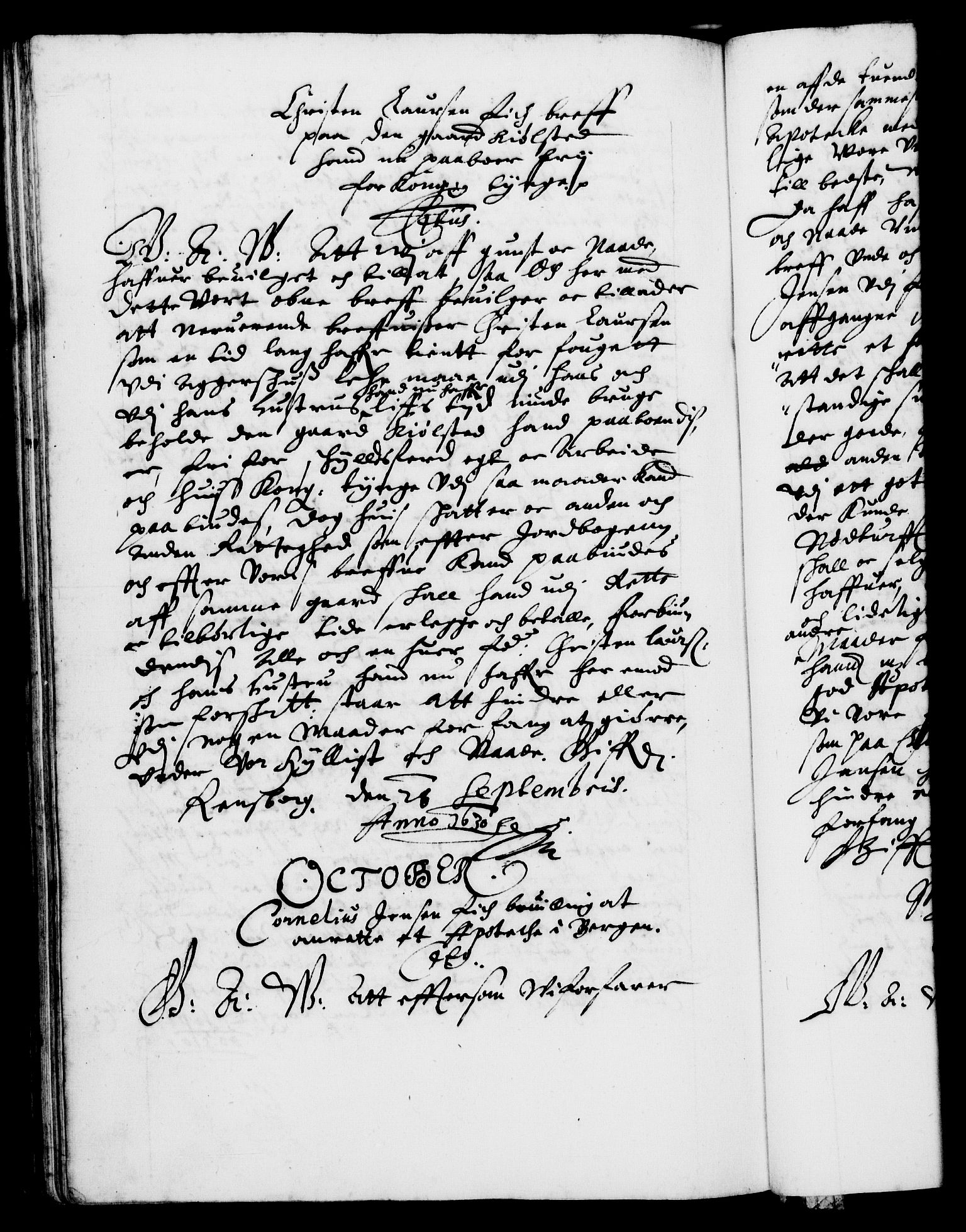 Danske Kanselli 1572-1799, RA/EA-3023/F/Fc/Fca/Fcaa/L0004: Norske registre (mikrofilm), 1617-1630, p. 552b