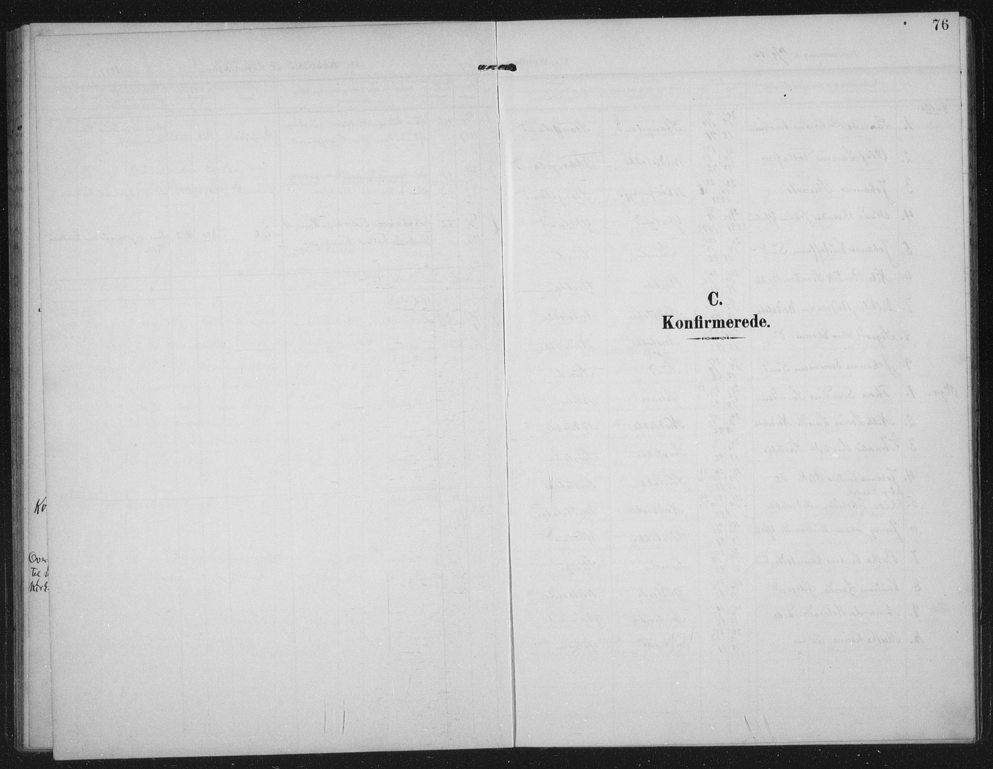 Kopervik sokneprestkontor, SAST/A-101850/H/Ha/Haa/L0003: Parish register (official) no. A 3, 1906-1924, p. 76
