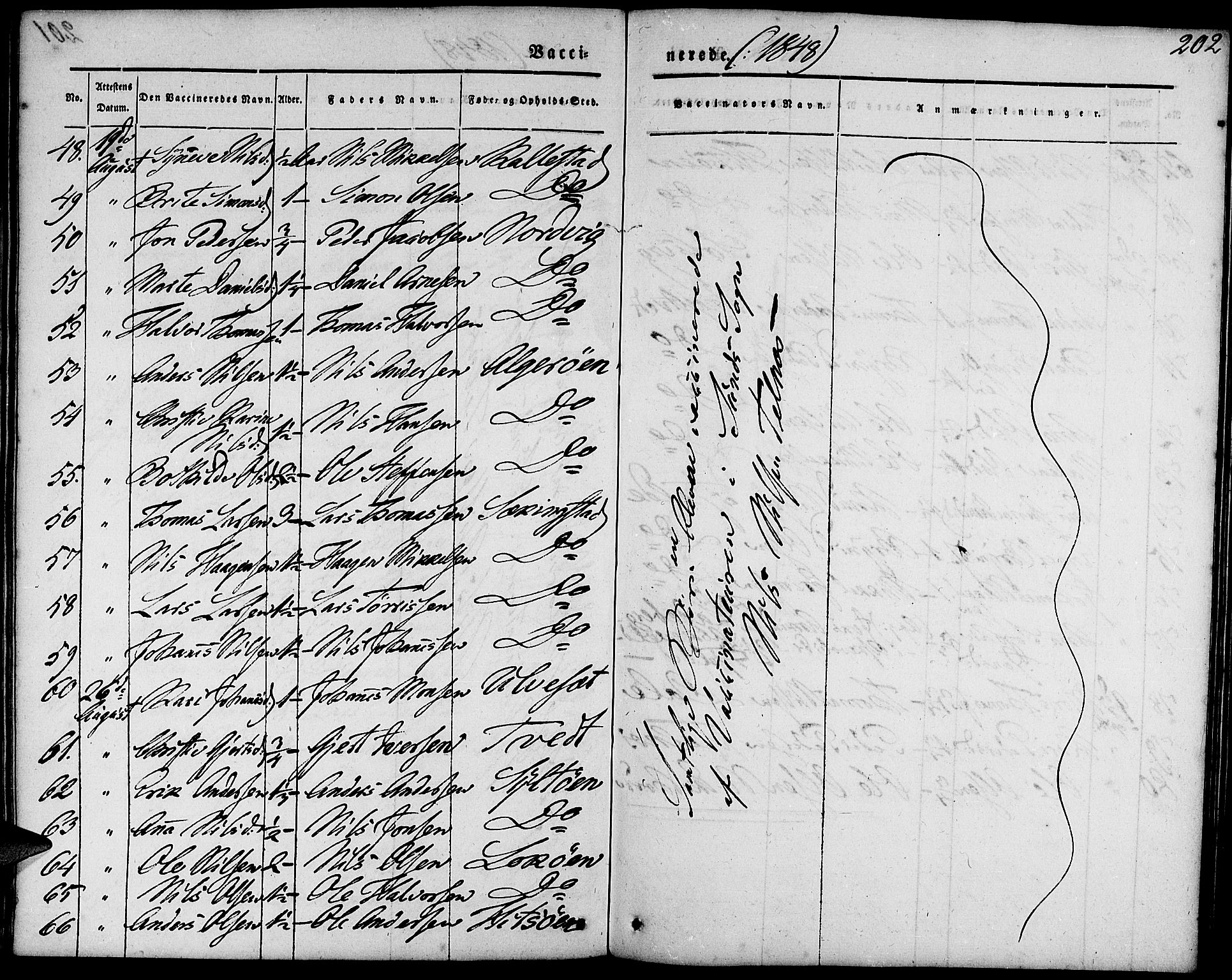 Fjell sokneprestembete, AV/SAB-A-75301/H/Haa: Parish register (official) no. A 1, 1835-1850, p. 202