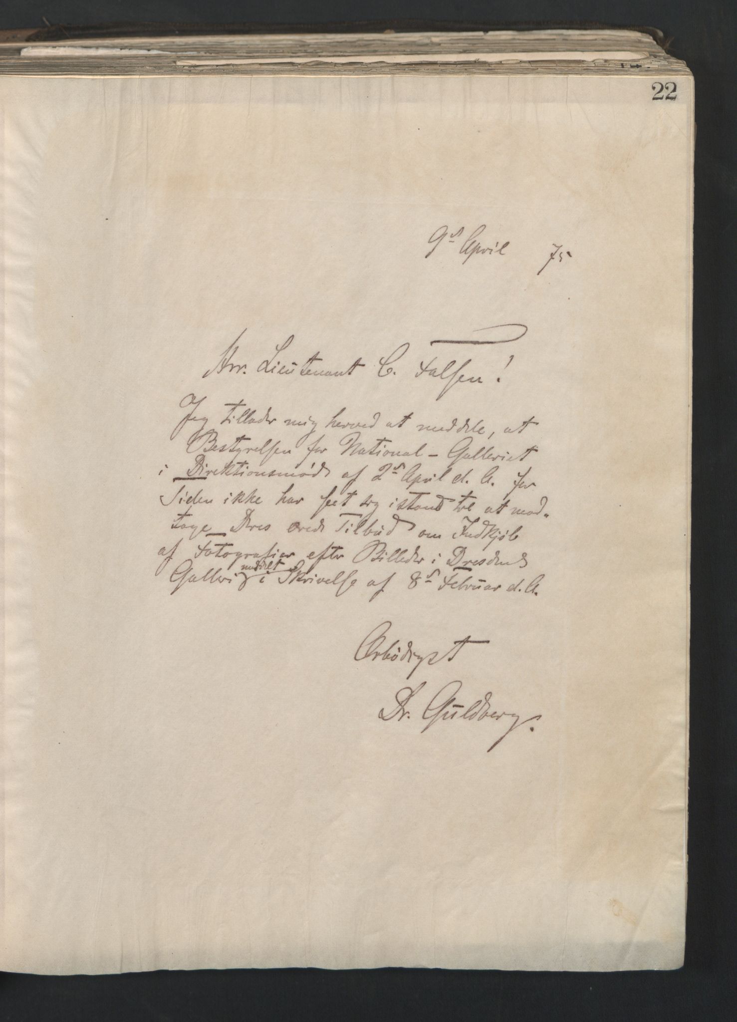 Nasjonalgalleriet, NMFK/NG-1000/B/L0002: Kopibok for maleri, skulptur, Kobberstikk- og håndtegningsamlingen., 1874-1898, p. 71