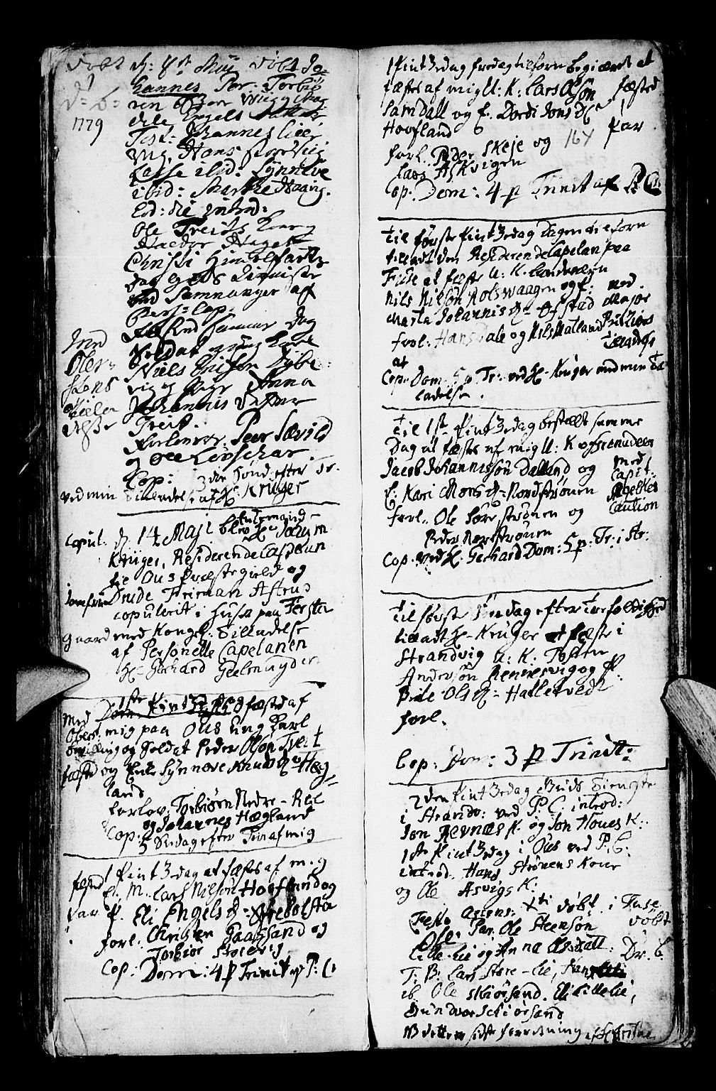 Os sokneprestembete, SAB/A-99929: Parish register (official) no. A 9, 1766-1779, p. 164
