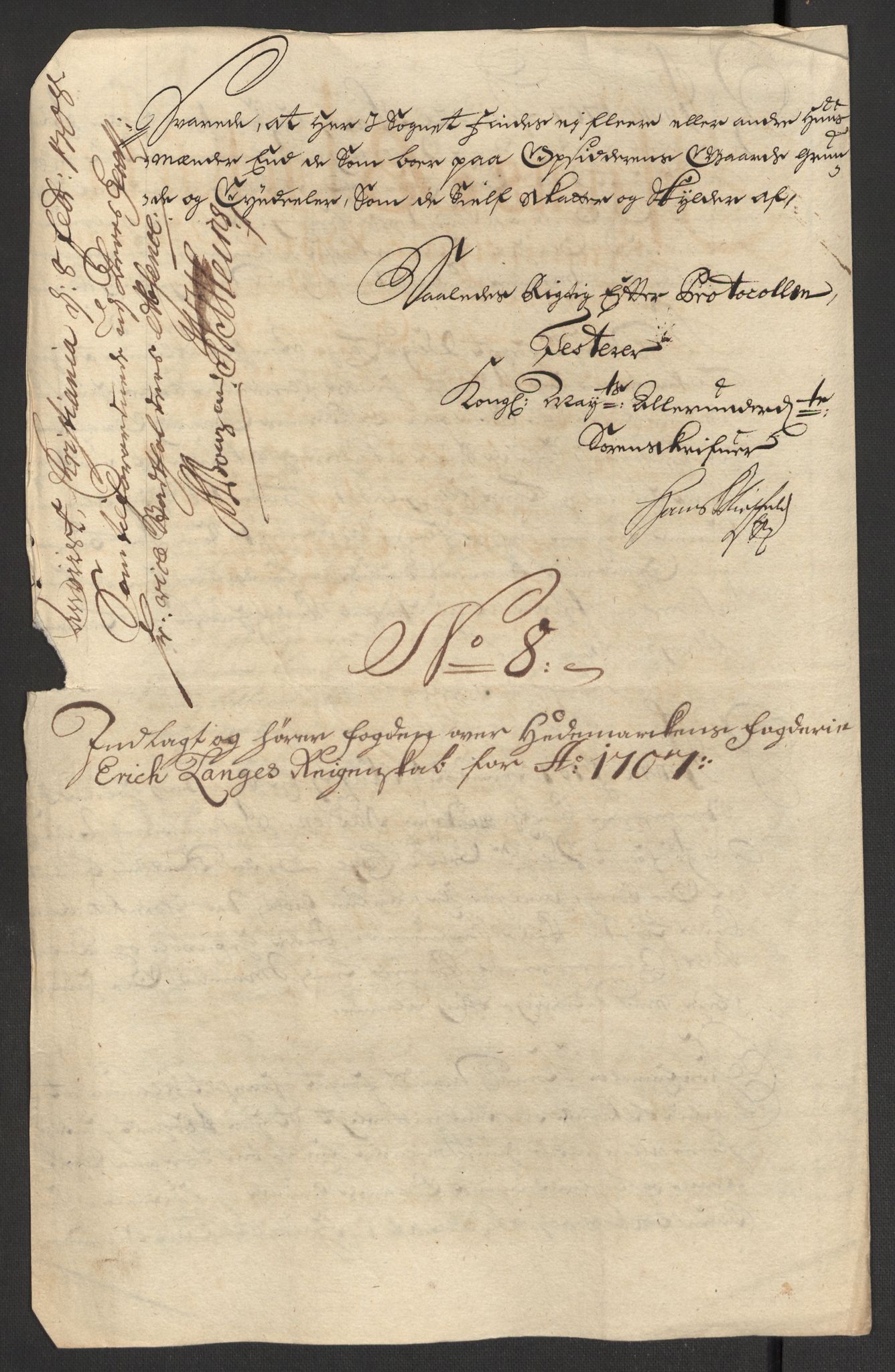 Rentekammeret inntil 1814, Reviderte regnskaper, Fogderegnskap, AV/RA-EA-4092/R16/L1043: Fogderegnskap Hedmark, 1706-1707, p. 360