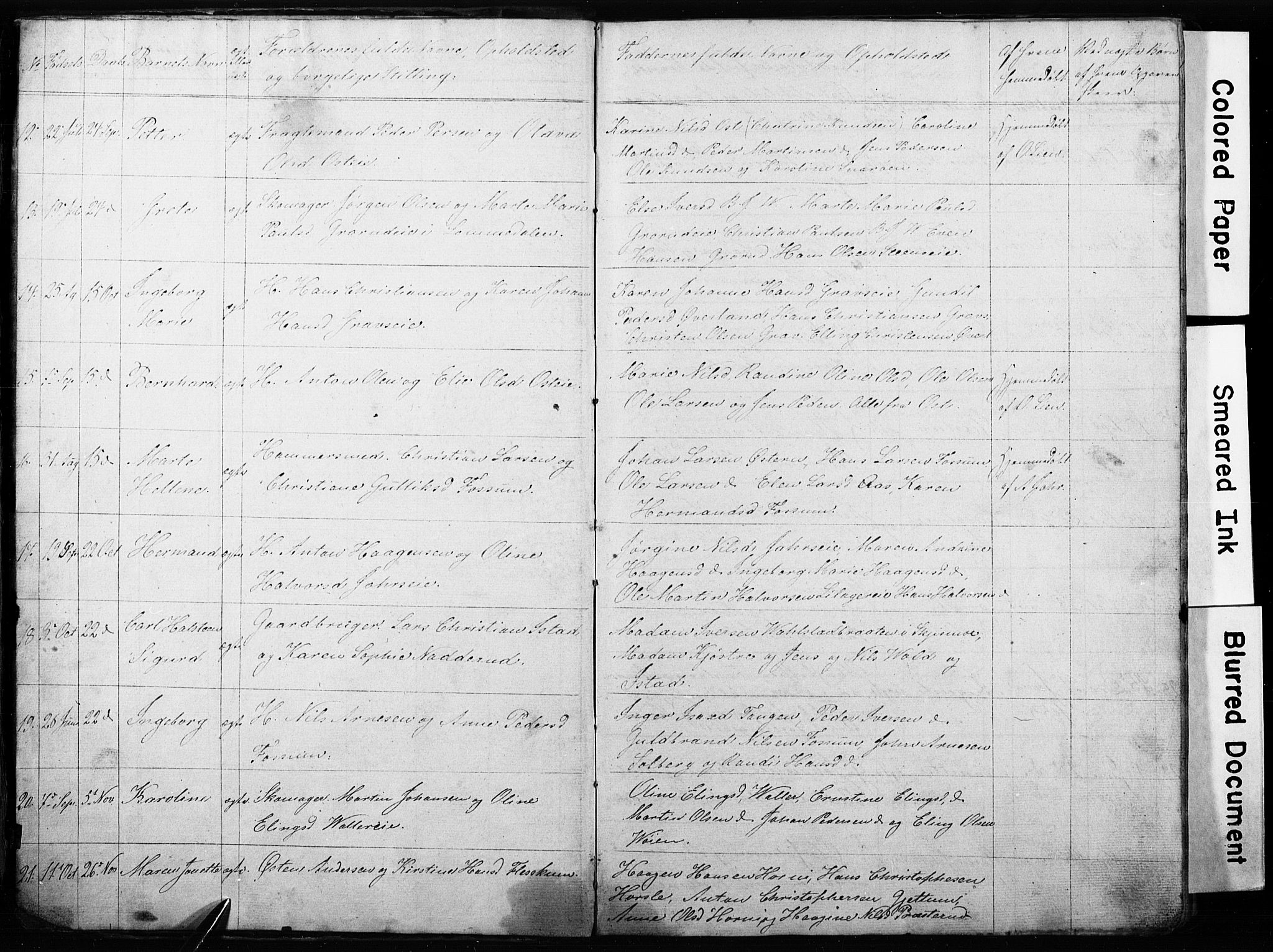 Asker prestekontor Kirkebøker, AV/SAO-A-10256a/G/Gc/L0001: Parish register (copy) no. III 1, 1854-1873