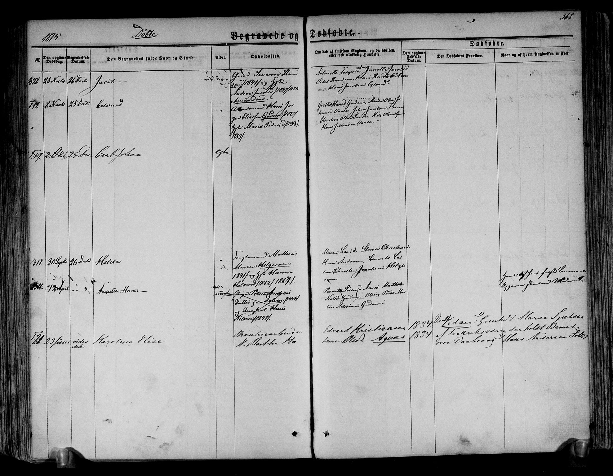 Brunlanes kirkebøker, AV/SAKO-A-342/F/Fa/L0005: Parish register (official) no. I 5, 1862-1877, p. 368