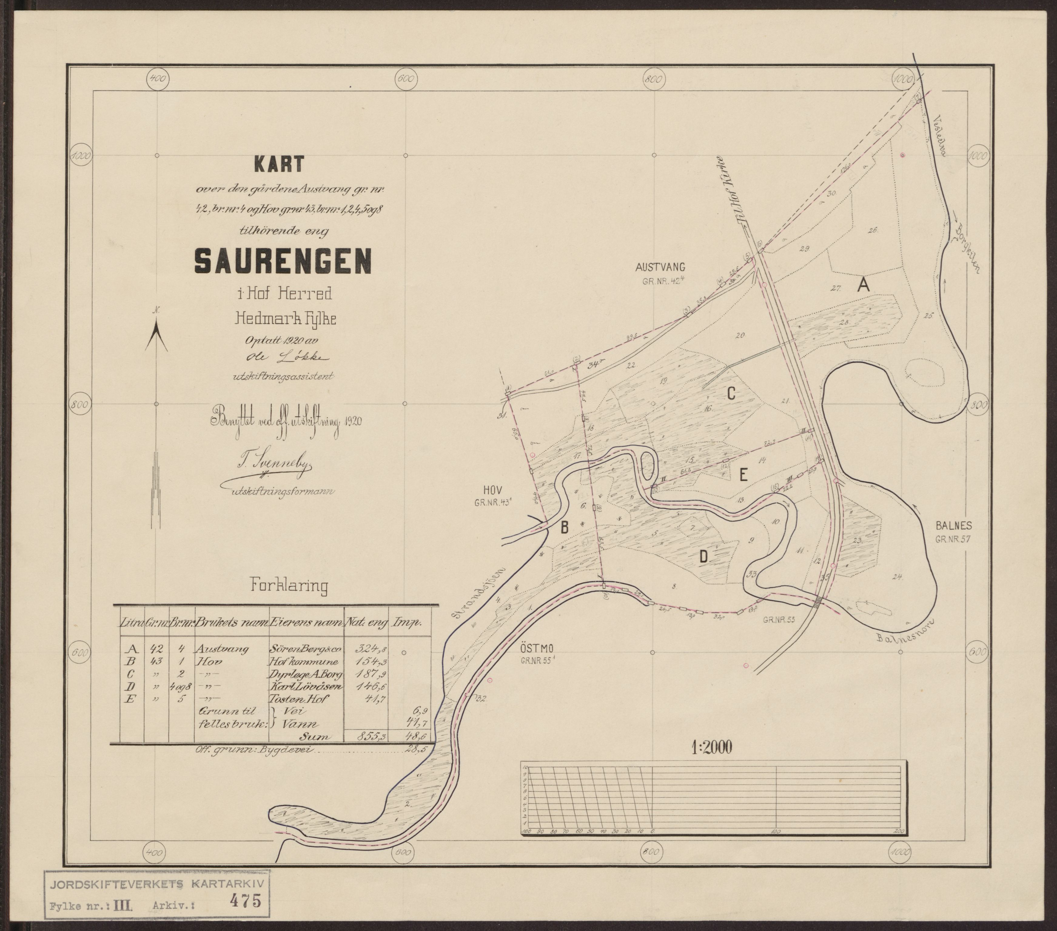 Jordskifteverkets kartarkiv, AV/RA-S-3929/T, 1859-1988, p. 788