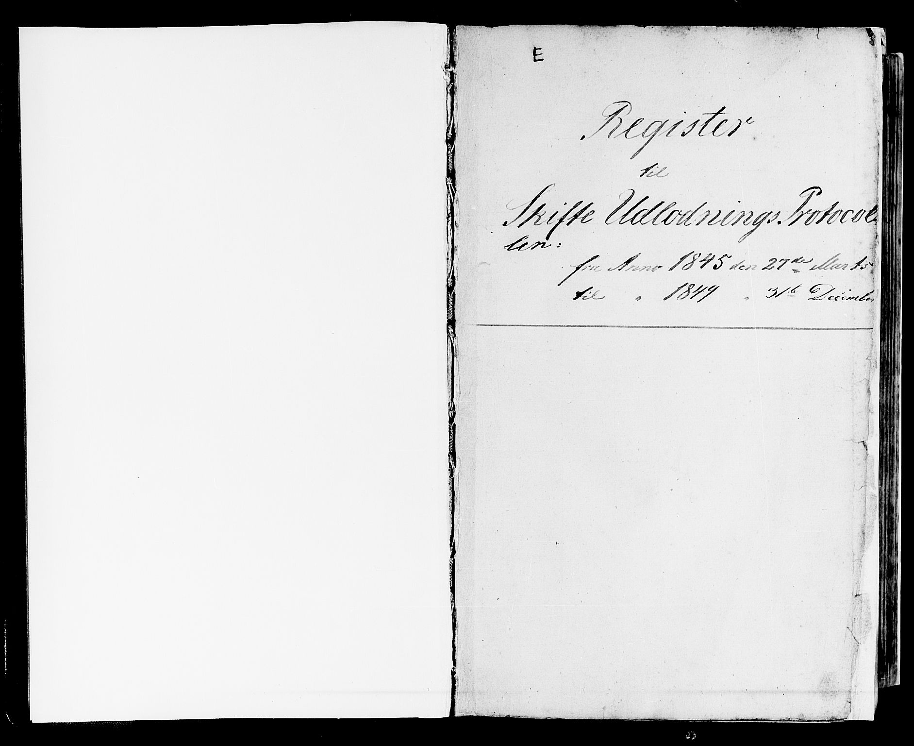 Byfogd og Byskriver i Bergen, SAB/A-3401/06/06C/L0009: Skifteprotokoller, 1845-1849