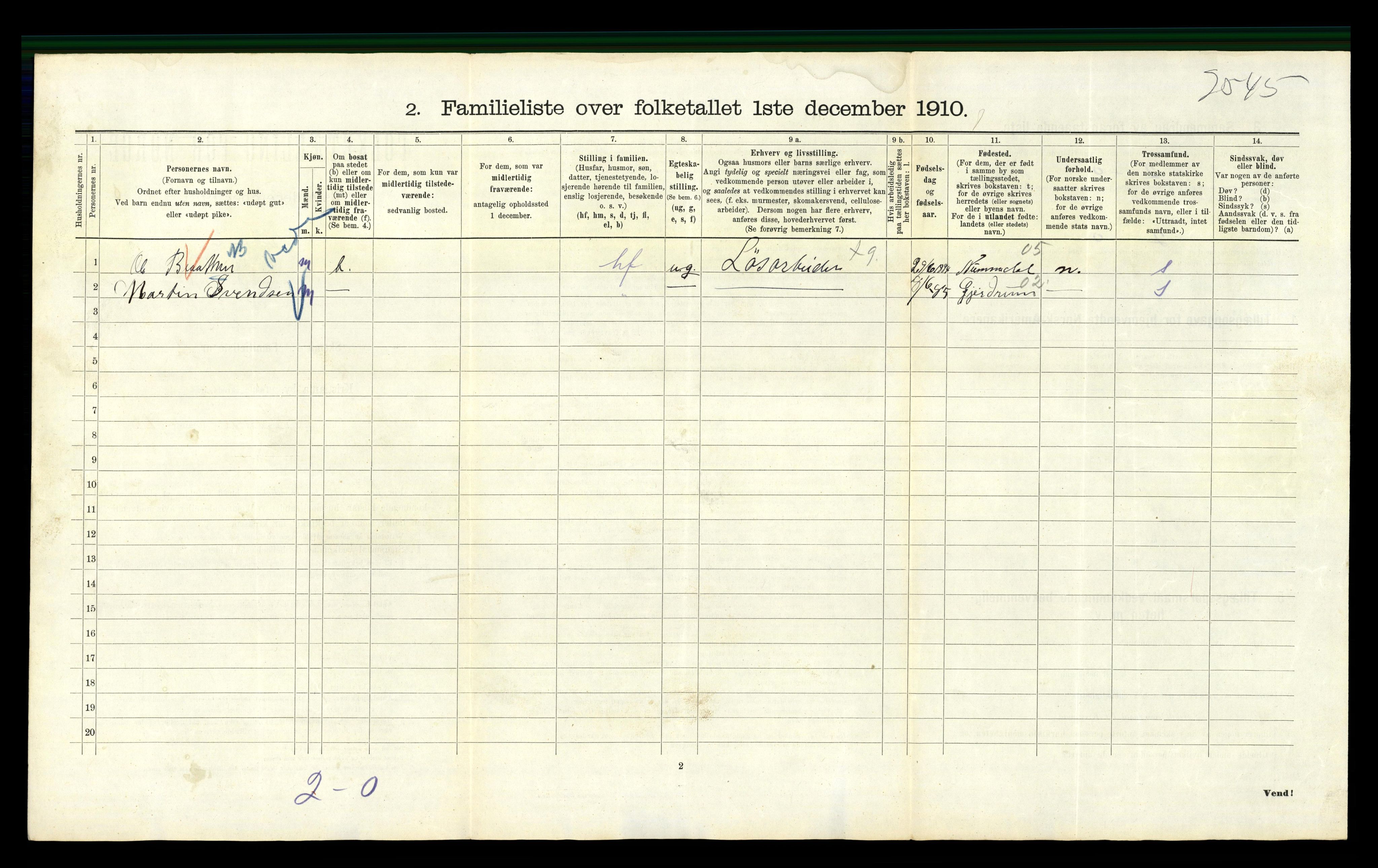 RA, 1910 census for Kristiania, 1910, p. 4618