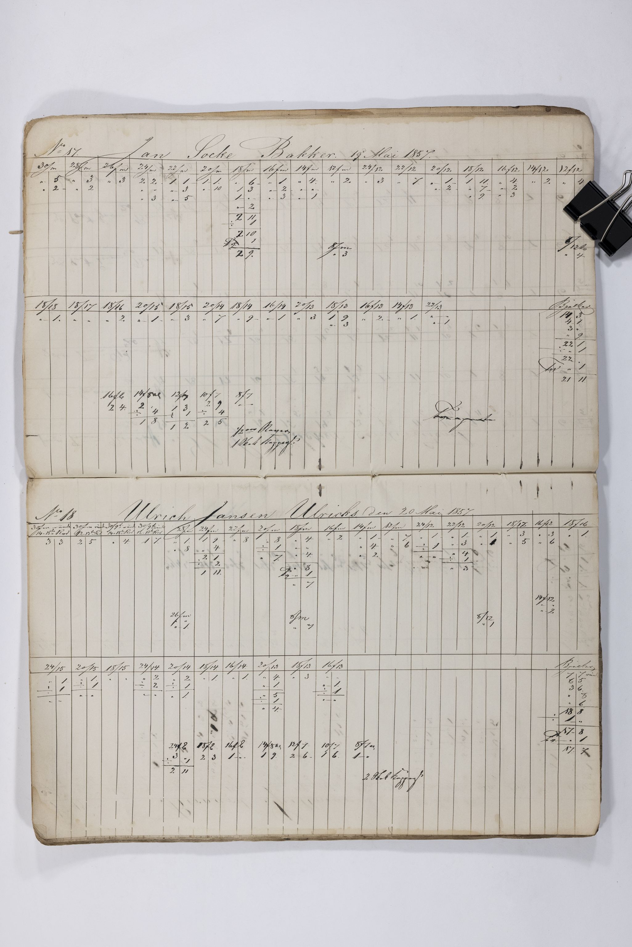 Blehr/ Kjellestad, TEMU/TGM-A-1212/E/Eb/L0008: Ladnings Liste, 1857-1859, p. 11