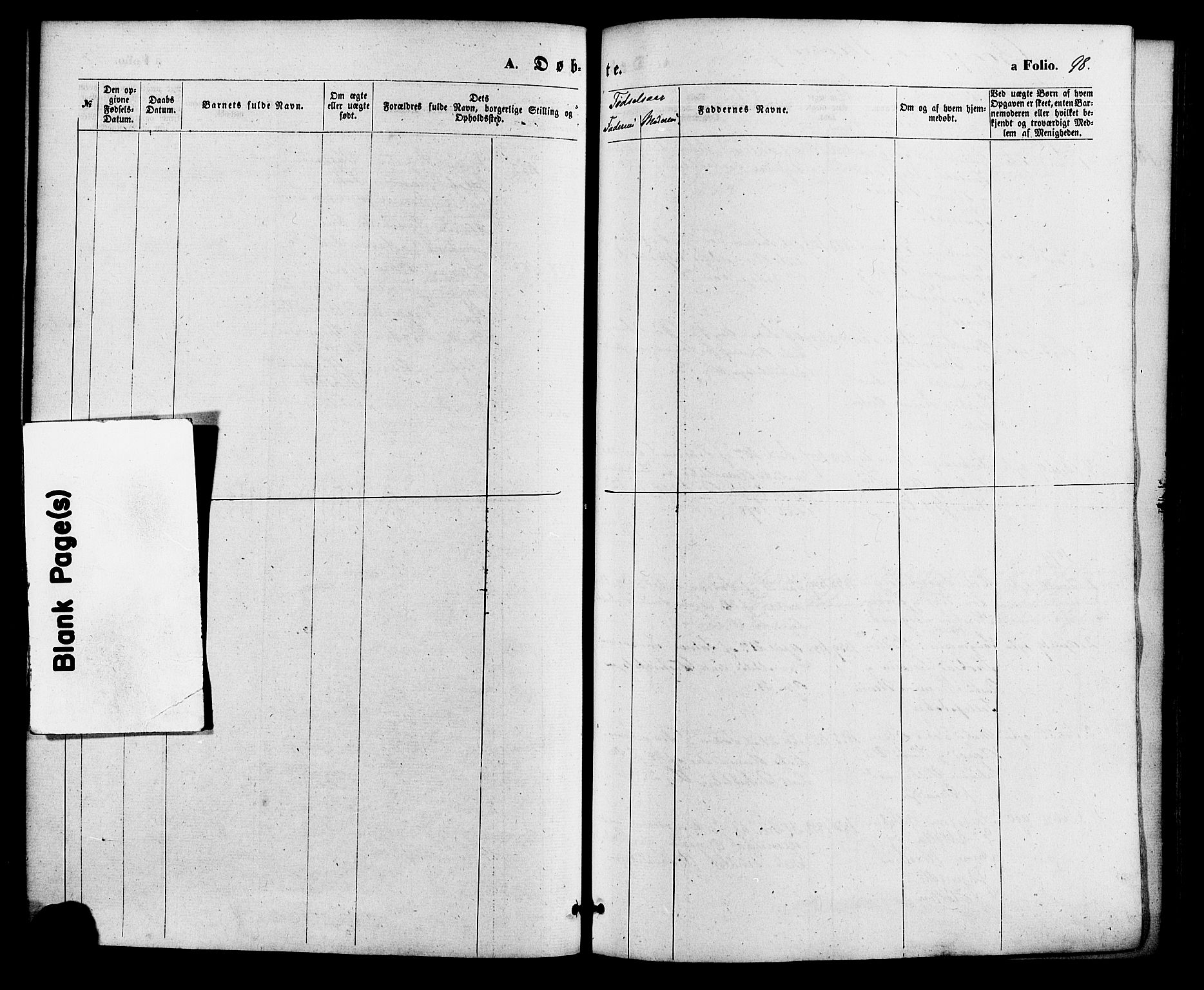 Søgne sokneprestkontor, AV/SAK-1111-0037/F/Fa/Fab/L0011: Parish register (official) no. A 11, 1869-1879, p. 98