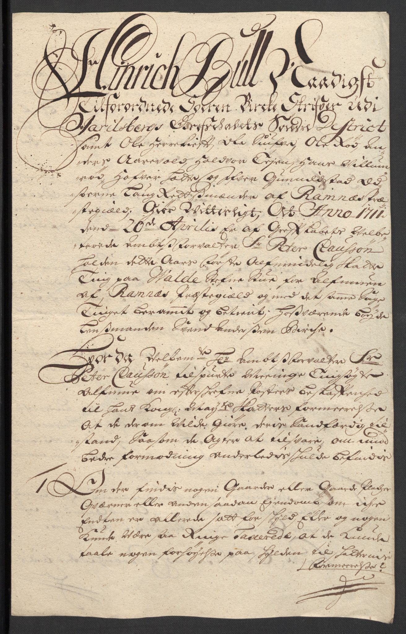 Rentekammeret inntil 1814, Reviderte regnskaper, Fogderegnskap, RA/EA-4092/R32/L1876: Fogderegnskap Jarlsberg grevskap, 1711, p. 359