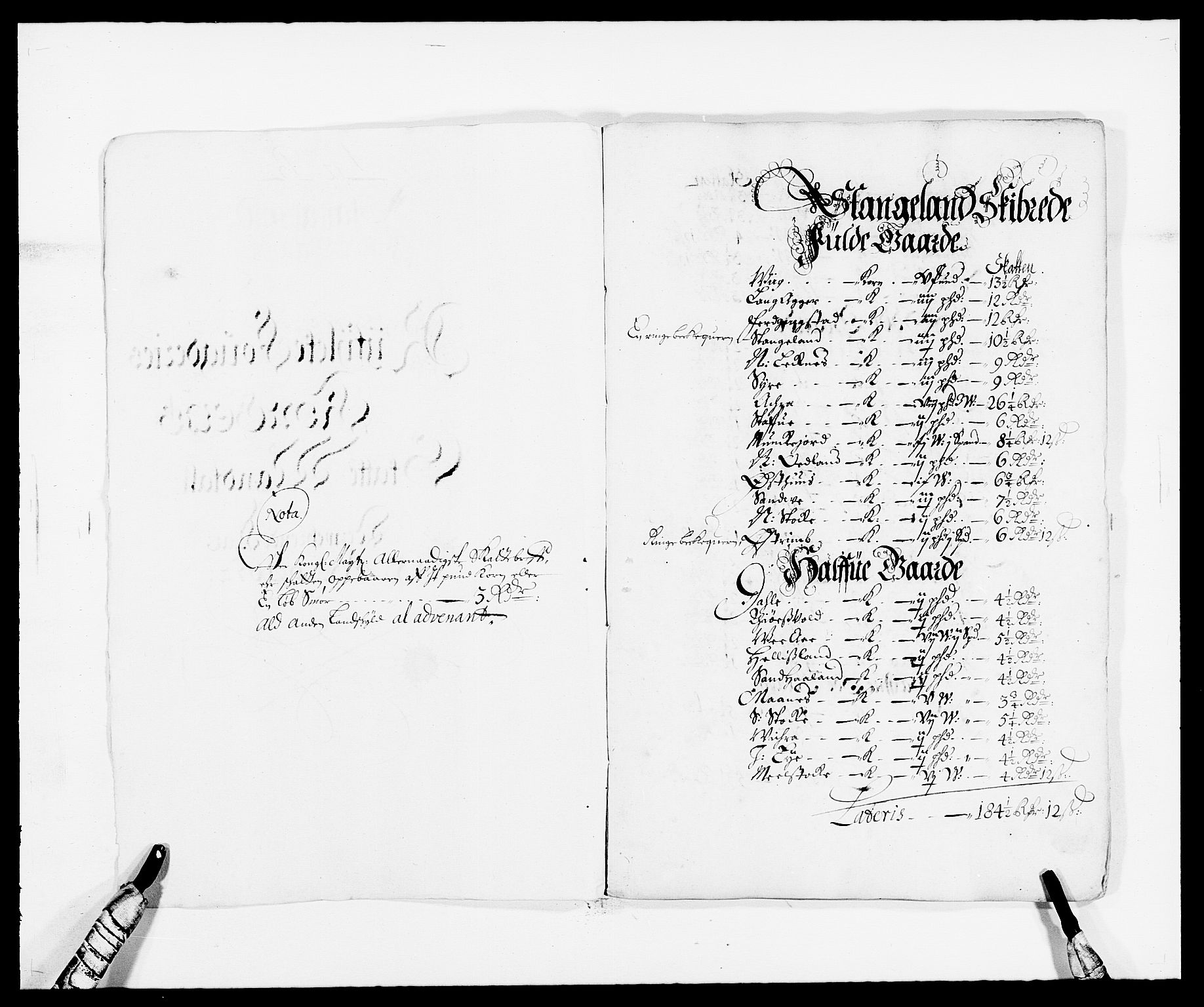 Rentekammeret inntil 1814, Reviderte regnskaper, Fogderegnskap, AV/RA-EA-4092/R47/L2844: Fogderegnskap Ryfylke, 1672-1673, p. 52