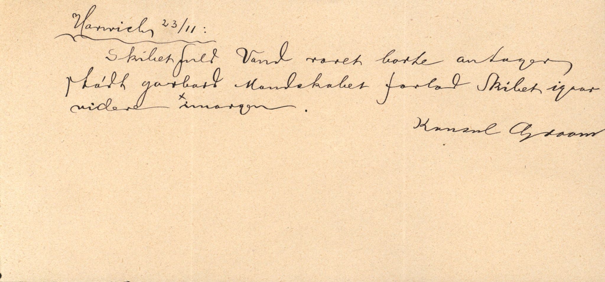 Pa 63 - Østlandske skibsassuranceforening, VEMU/A-1079/G/Ga/L0014/0009: Havaridokumenter / Peter, Olinda, Prinds Chr. August, Poseidon, 1882, p. 43