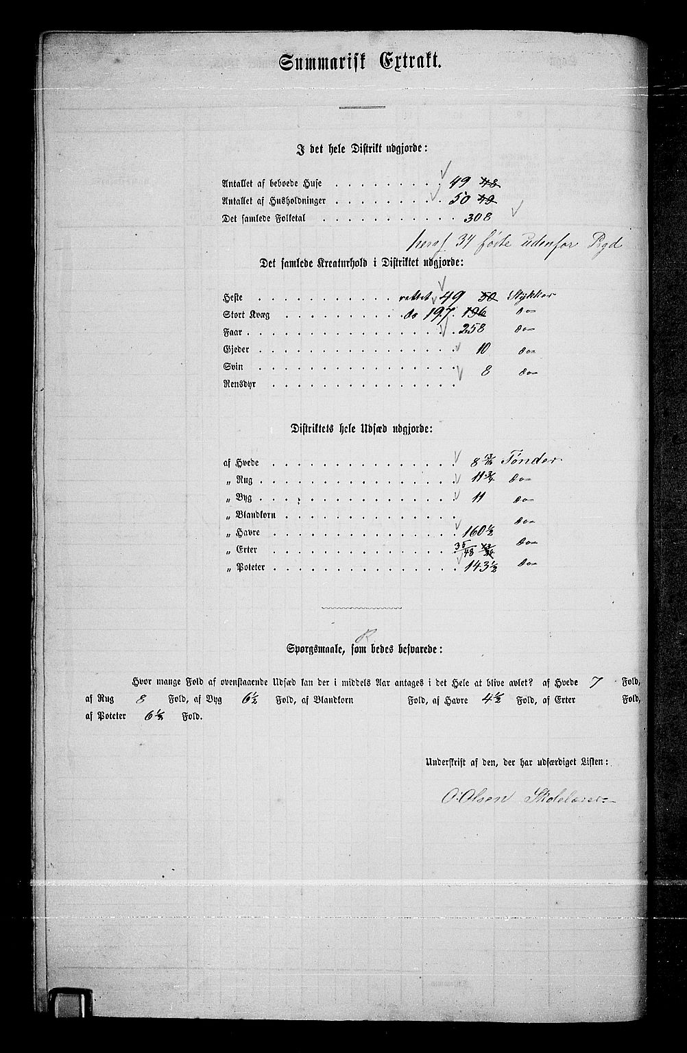 RA, 1865 census for Rødenes, 1865, p. 105