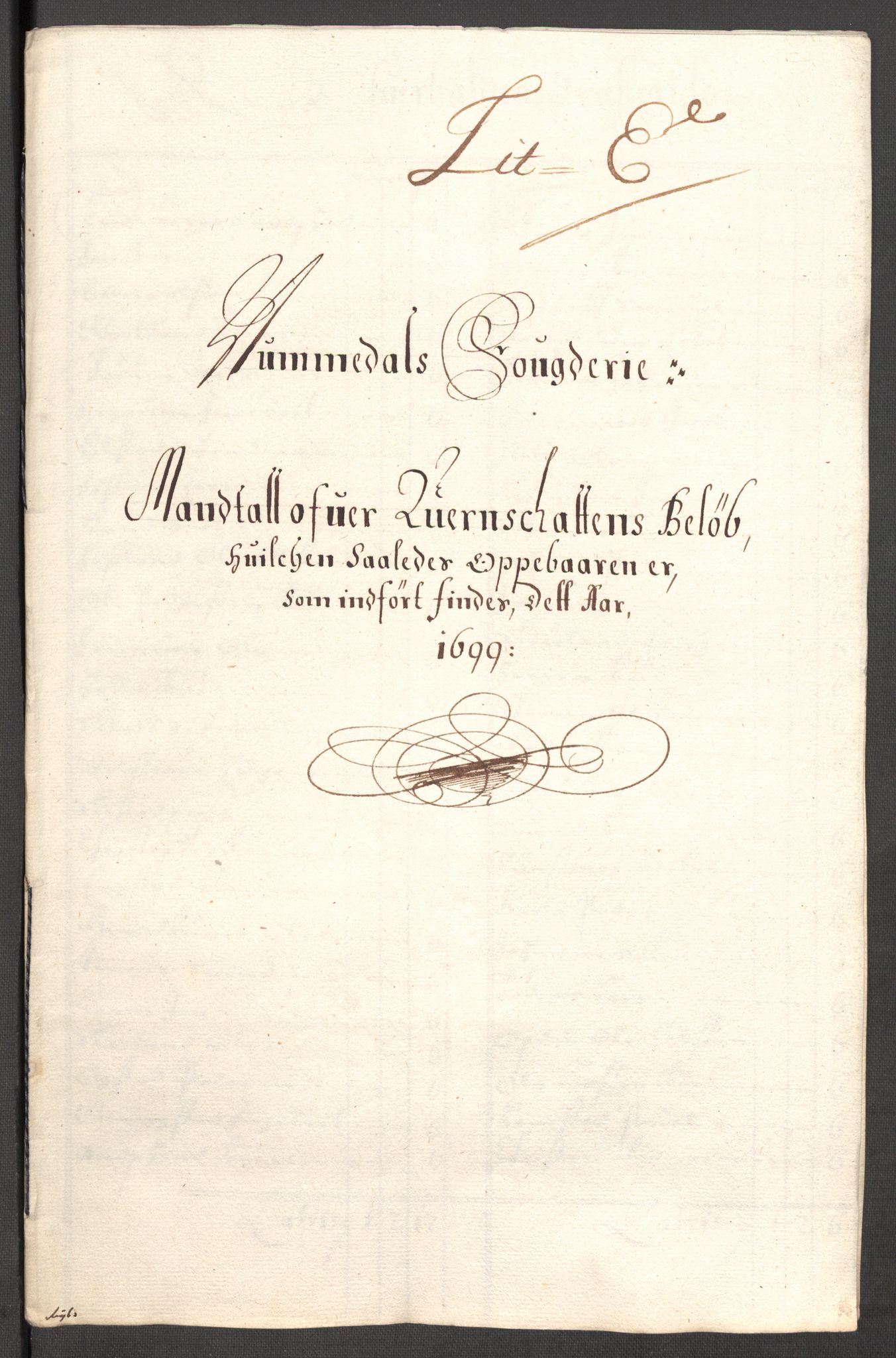 Rentekammeret inntil 1814, Reviderte regnskaper, Fogderegnskap, RA/EA-4092/R64/L4426: Fogderegnskap Namdal, 1699-1700, p. 100