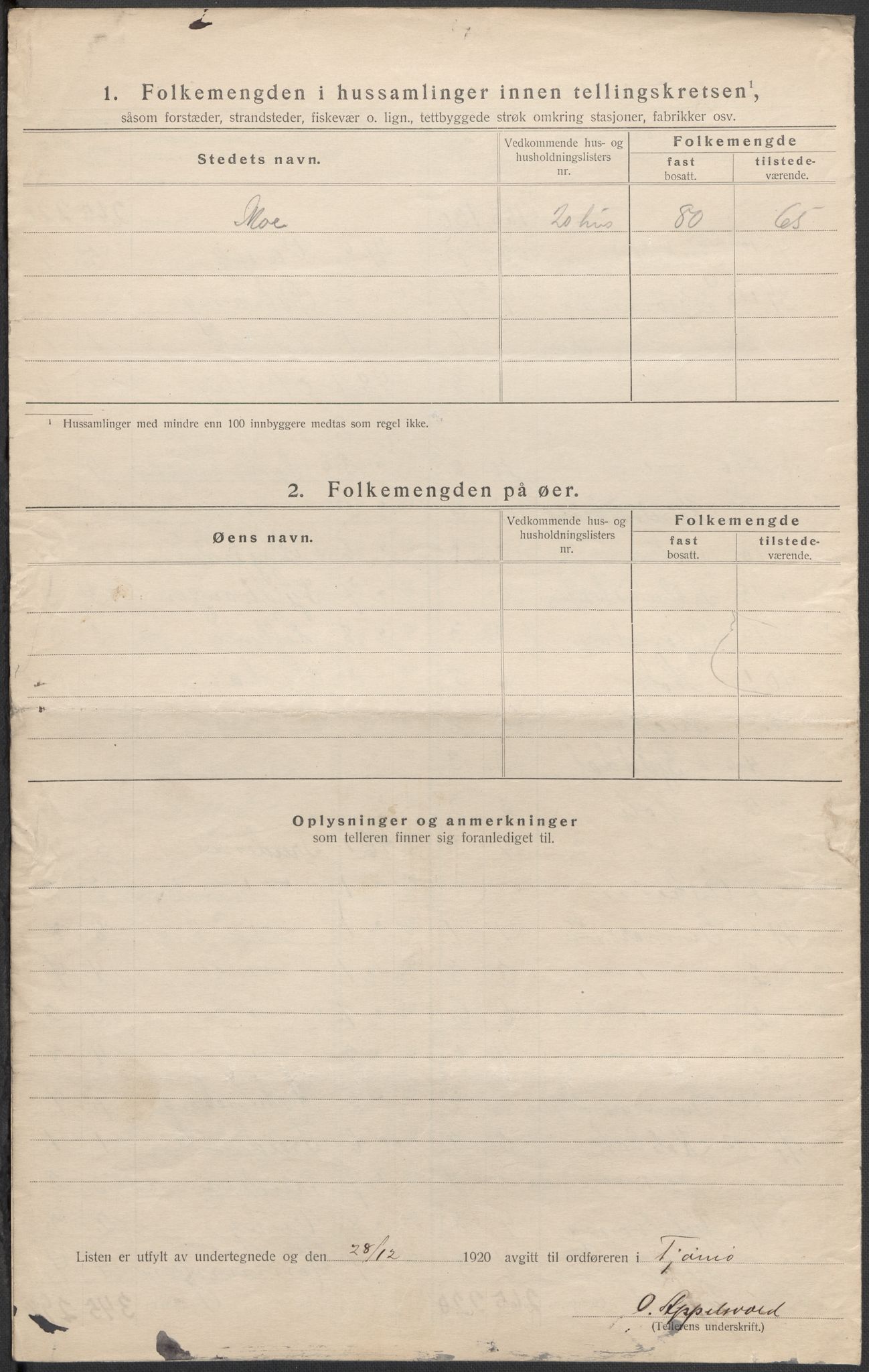 SAKO, 1920 census for Tjøme, 1920, p. 24