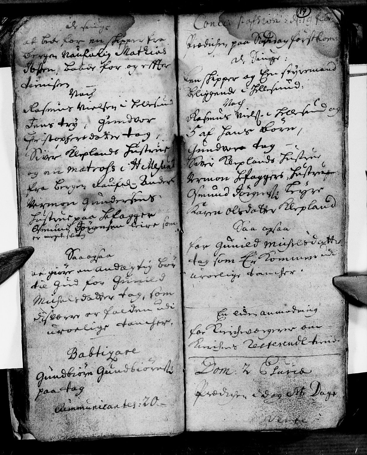 Søgne sokneprestkontor, AV/SAK-1111-0037/F/Fa/Fab/L0001: Parish register (official) no. A 1, 1716-1740, p. 17