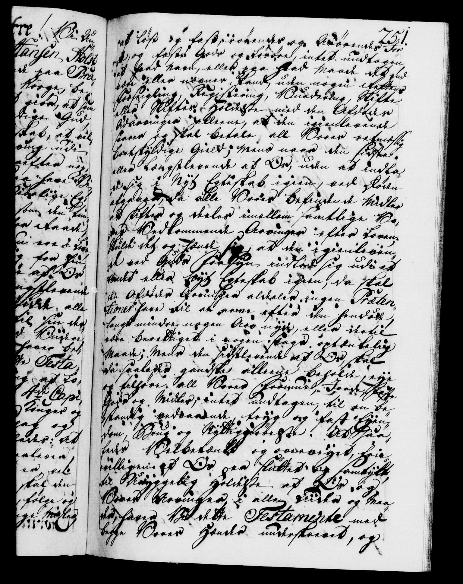 Danske Kanselli 1572-1799, AV/RA-EA-3023/F/Fc/Fca/Fcaa/L0041: Norske registre, 1760-1762, p. 251a