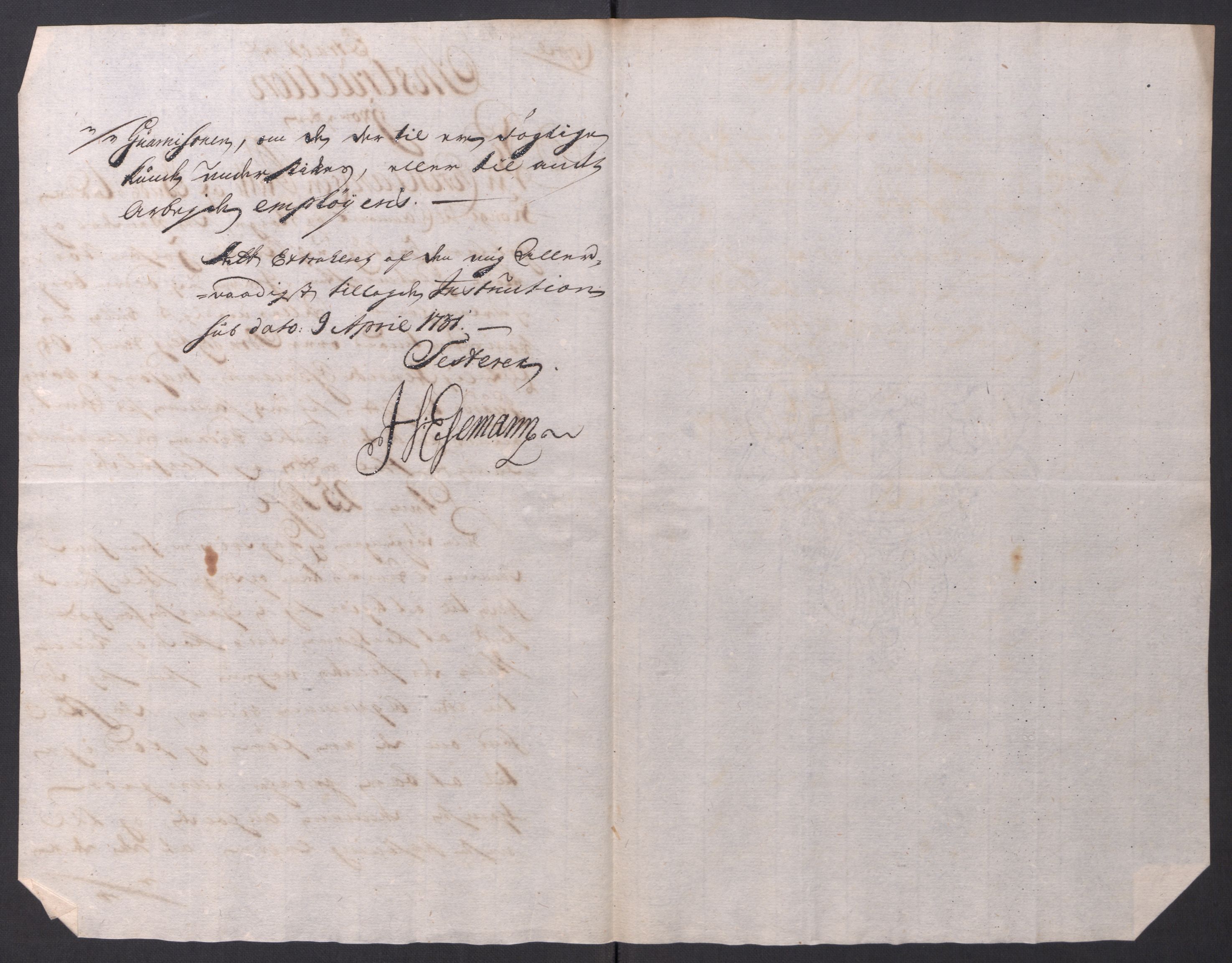 Kommanderende general (KG I) med Det norske krigsdirektorium, AV/RA-EA-5419/D/L0061: Stattholderens, stiftamtmenns og amtmenns brev, 1731-1740, p. 293