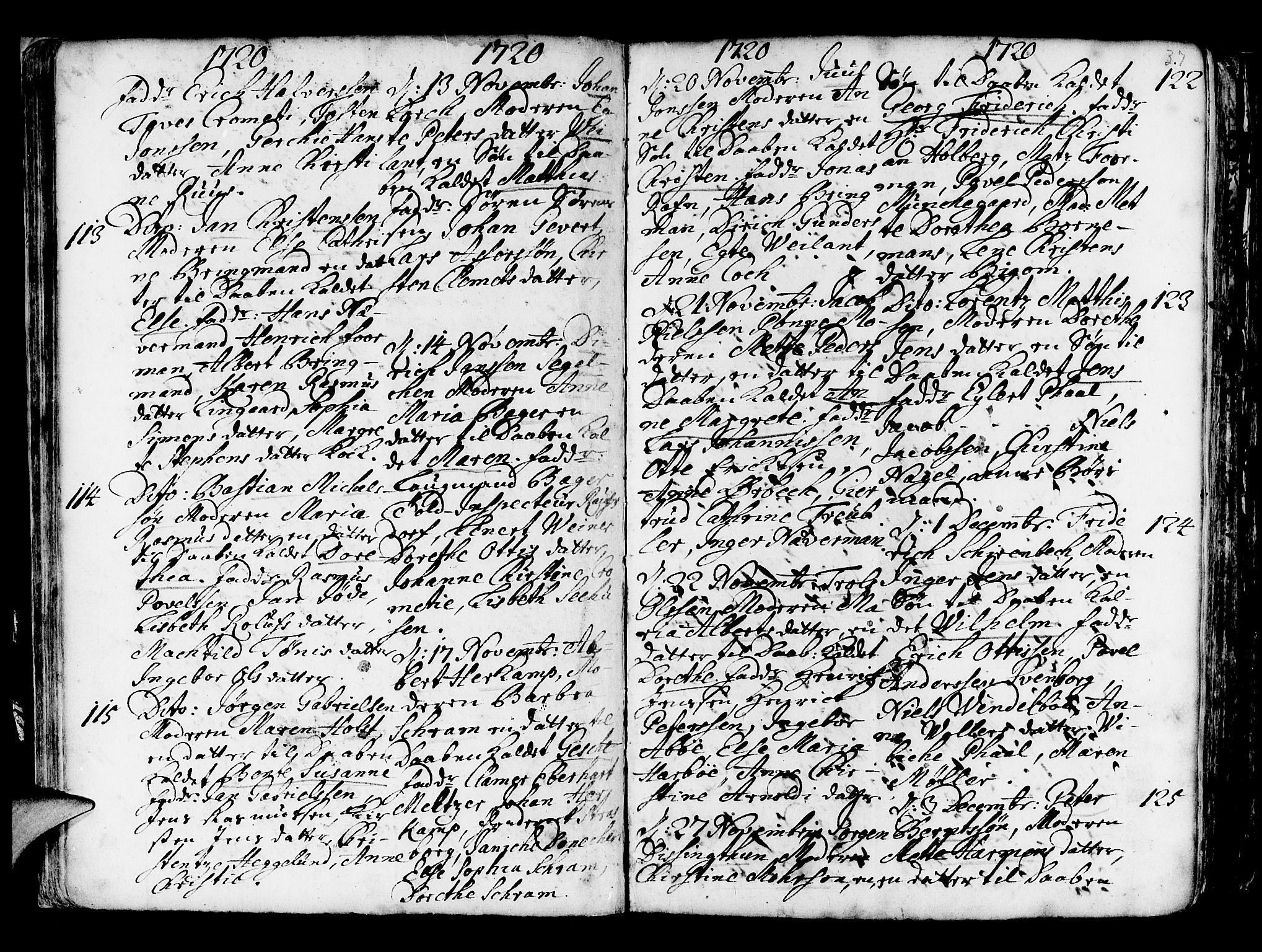 Nykirken Sokneprestembete, SAB/A-77101/H/Haa/L0003: Parish register (official) no. A 3, 1717-1764, p. 37
