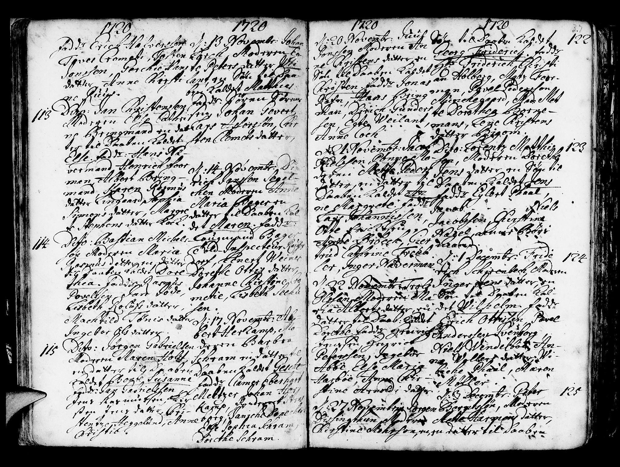 Nykirken Sokneprestembete, AV/SAB-A-77101/H/Haa/L0003: Parish register (official) no. A 3, 1717-1764, p. 37