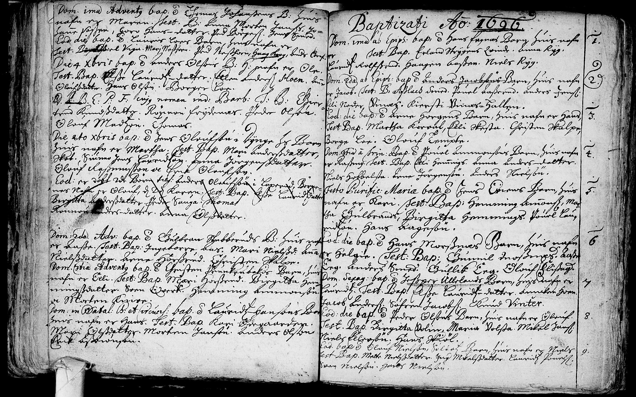 Eiker kirkebøker, AV/SAKO-A-4/F/Fa/L0001: Parish register (official) no. I 1 /1, 1683-1704