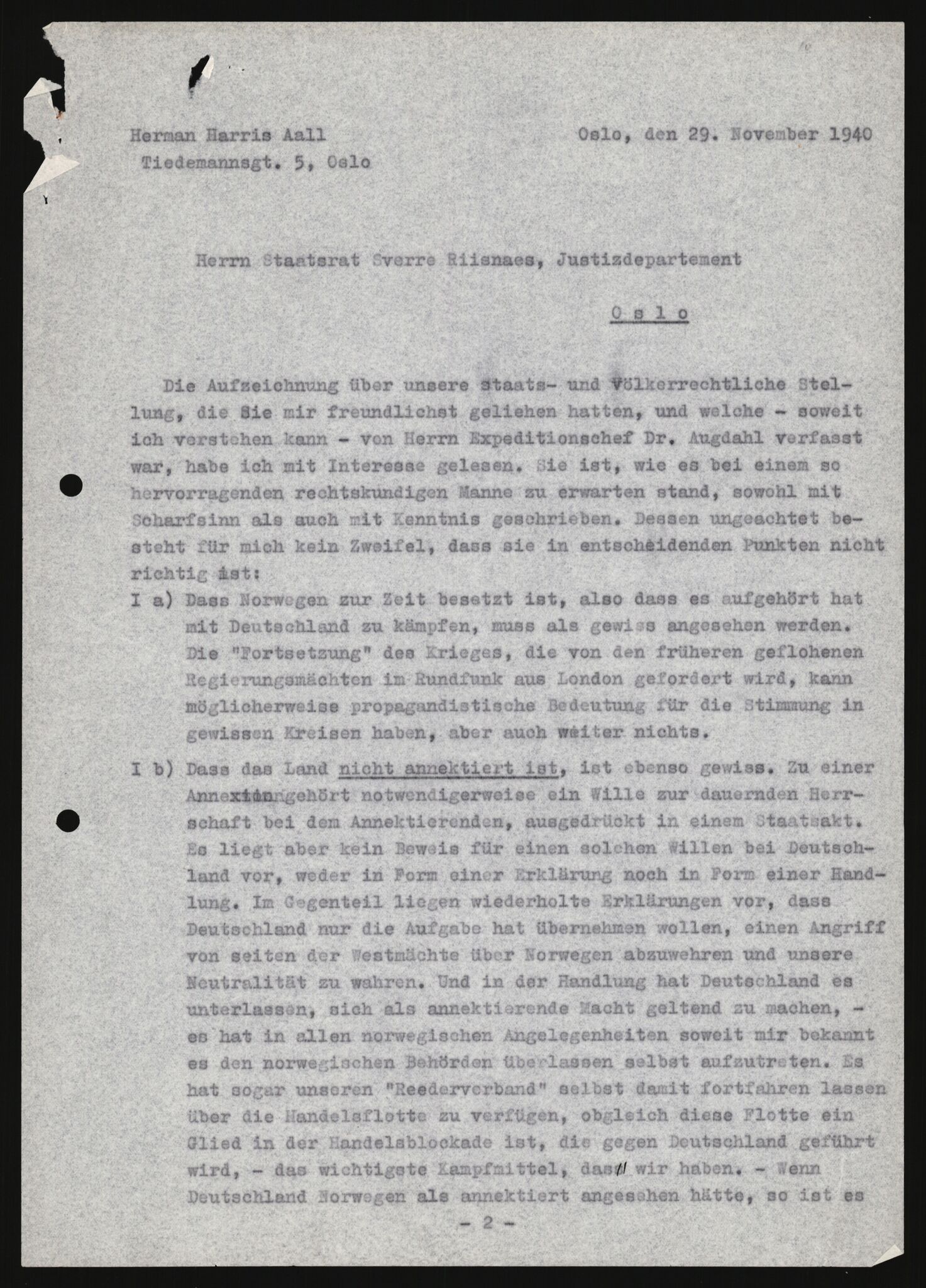 Forsvarets Overkommando. 2 kontor. Arkiv 11.4. Spredte tyske arkivsaker, AV/RA-RAFA-7031/D/Dar/Darb/L0013: Reichskommissariat - Hauptabteilung Vervaltung, 1917-1942, p. 136