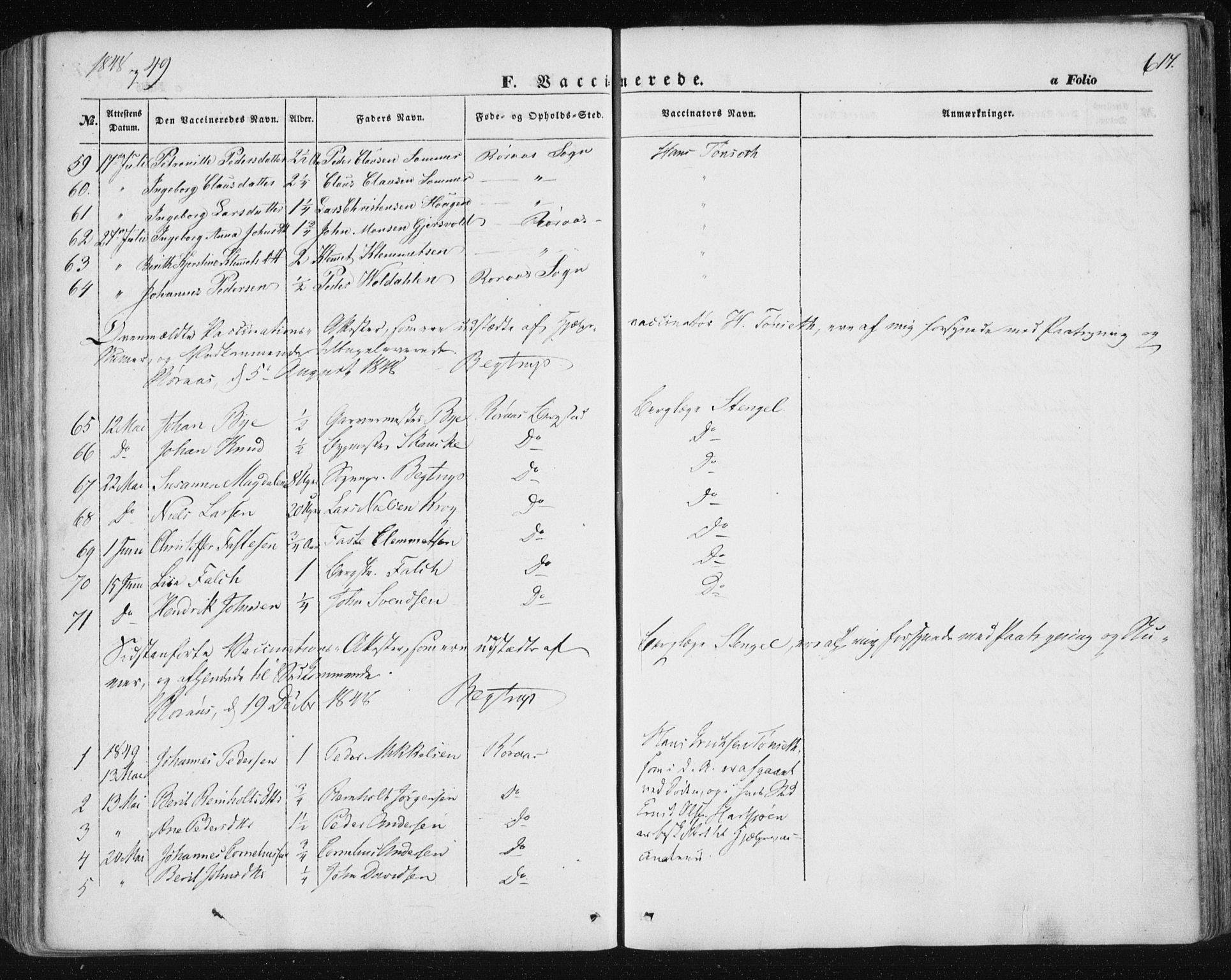 Ministerialprotokoller, klokkerbøker og fødselsregistre - Sør-Trøndelag, AV/SAT-A-1456/681/L0931: Parish register (official) no. 681A09, 1845-1859, p. 617