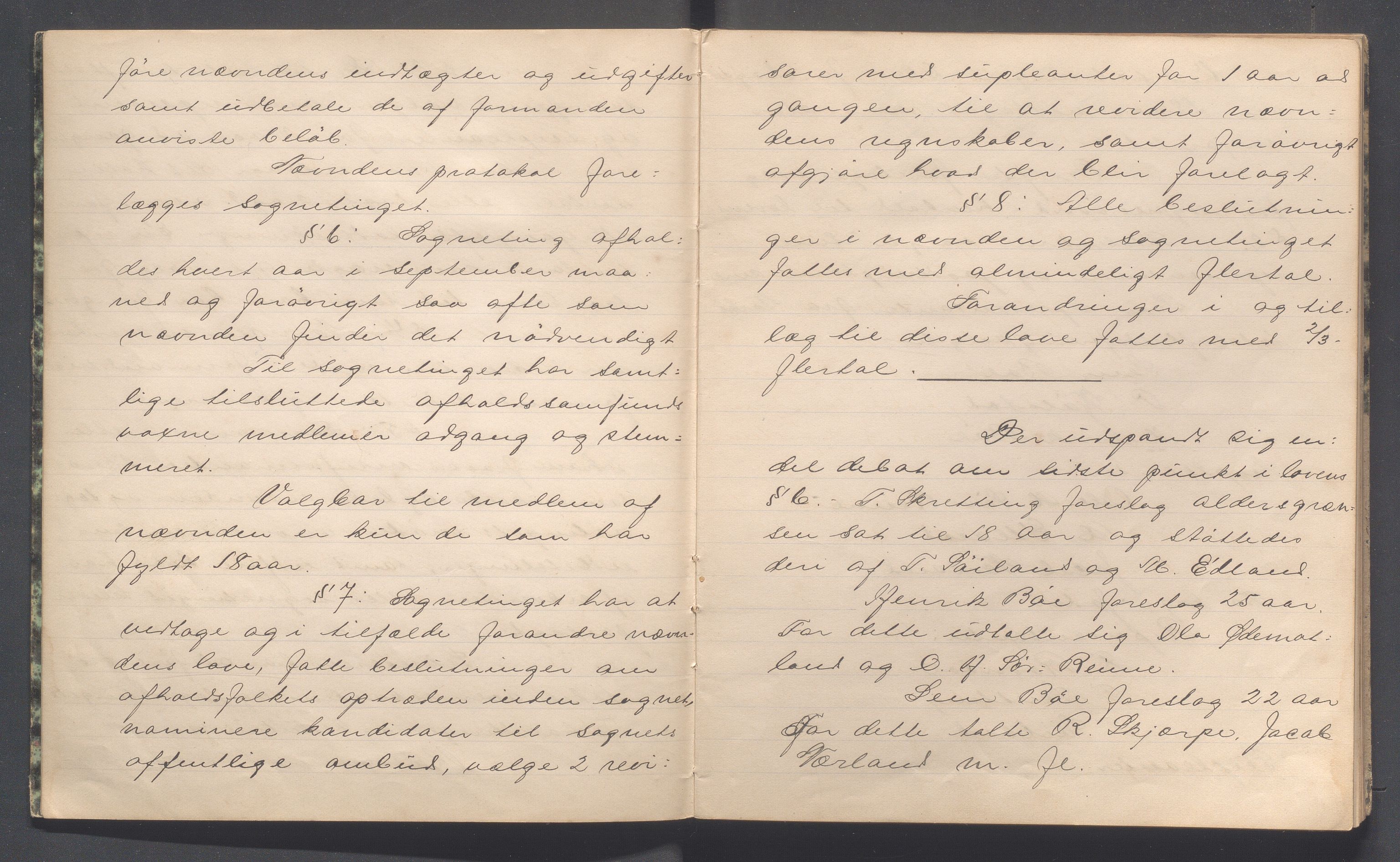 Hå kommune - PA 014 Afholdsfolkets soknenemnd for Nærbø, IKAR/K-102221/A/L0001: Møtebok, 1906-1912, p. 4