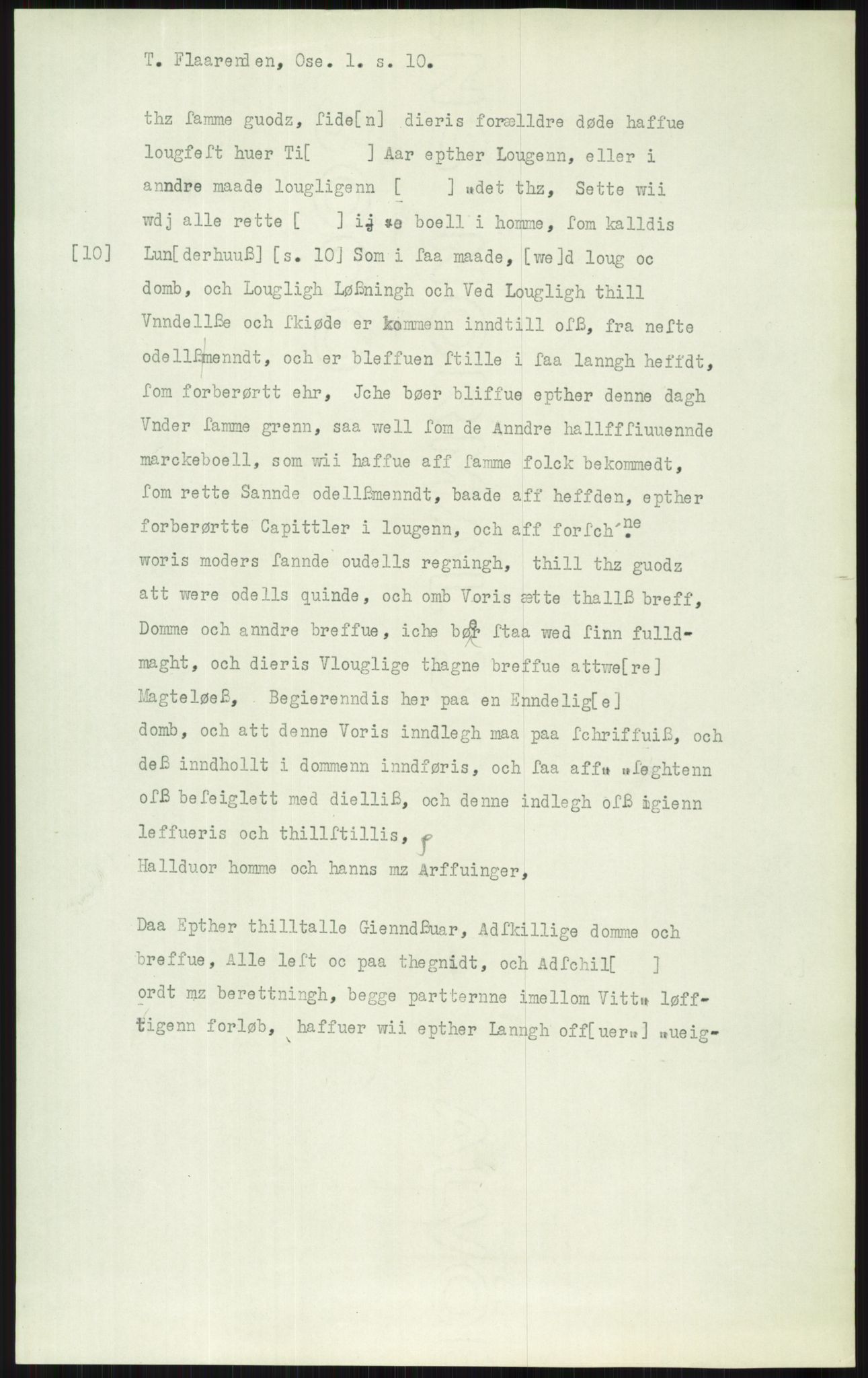 Samlinger til kildeutgivelse, Diplomavskriftsamlingen, AV/RA-EA-4053/H/Ha, p. 1942