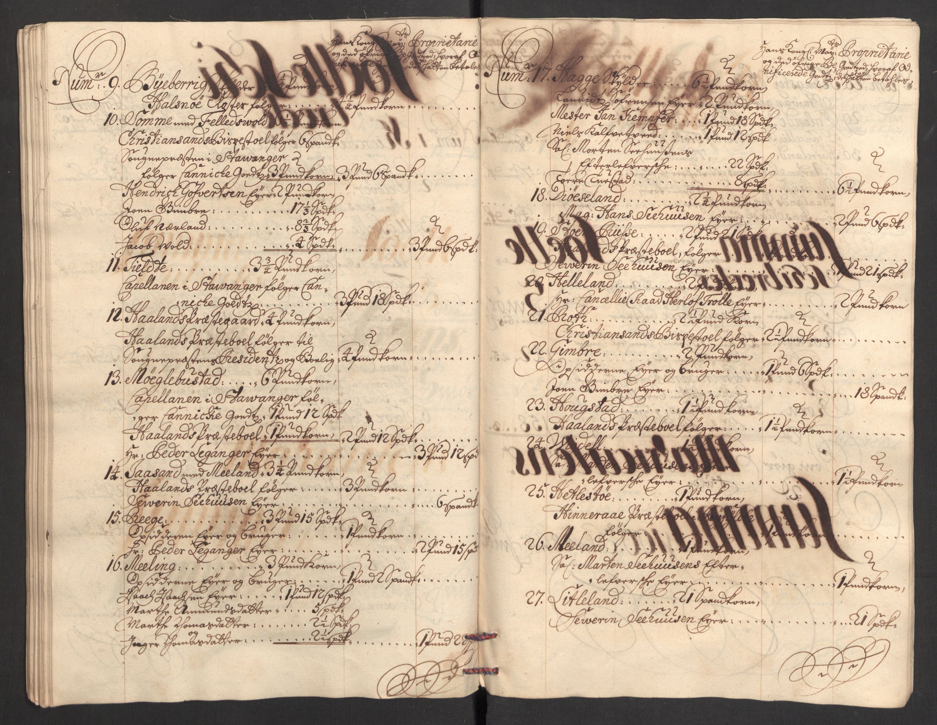 Rentekammeret inntil 1814, Reviderte regnskaper, Fogderegnskap, AV/RA-EA-4092/R46/L2731: Fogderegnskap Jæren og Dalane, 1700-1702, p. 269