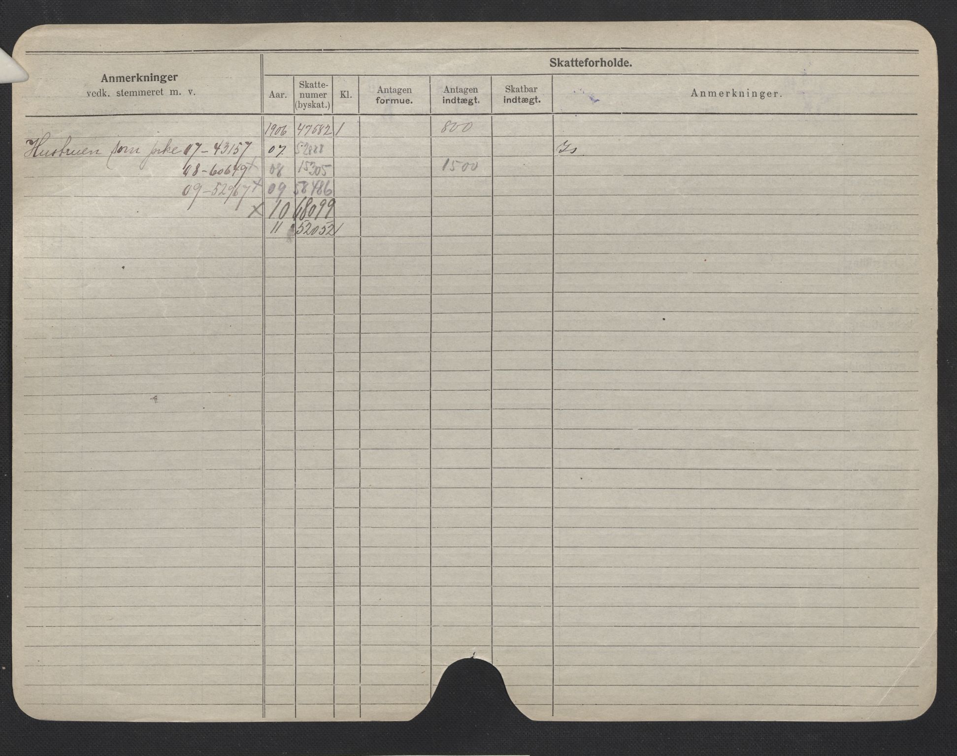 Oslo folkeregister, Registerkort, AV/SAO-A-11715/F/Fa/Fac/L0007: Menn, 1906-1914, p. 102b