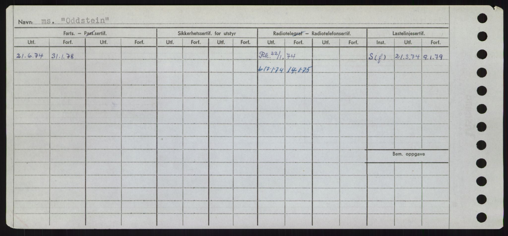 Sjøfartsdirektoratet med forløpere, Skipsmålingen, RA/S-1627/H/Hd/L0028: Fartøy, O, p. 126