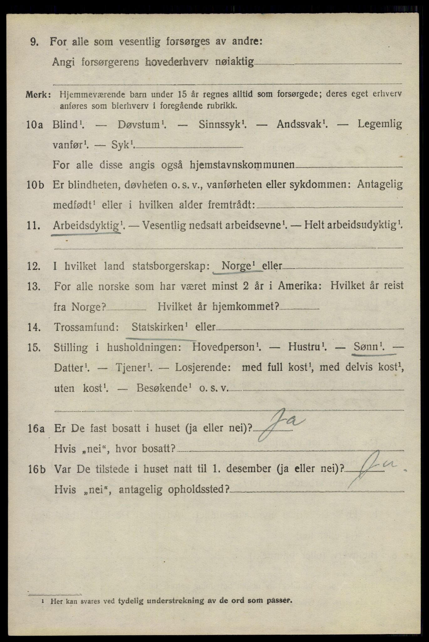 SAO, 1920 census for Sørum, 1920, p. 4012