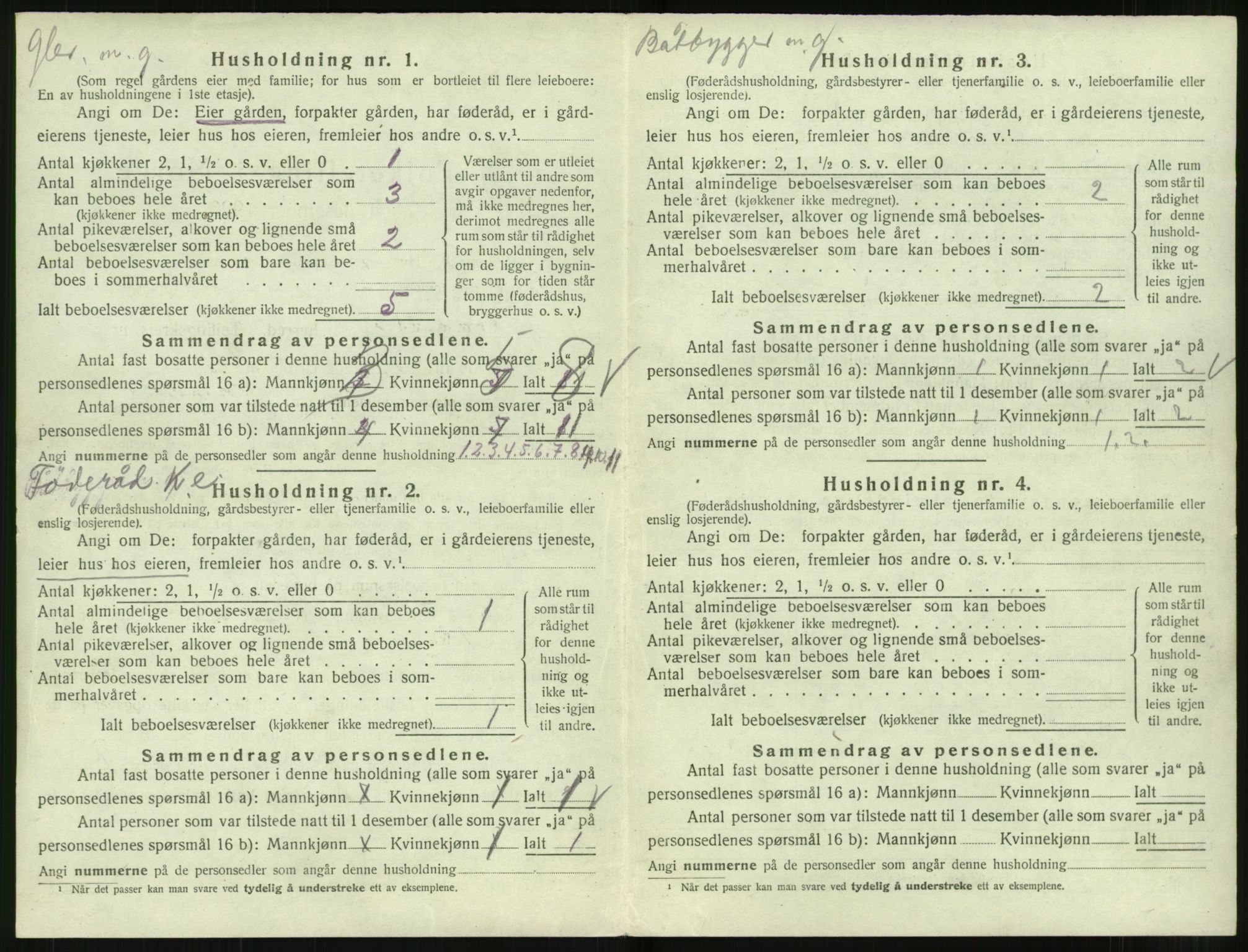 SAT, 1920 census for Norddal, 1920, p. 396